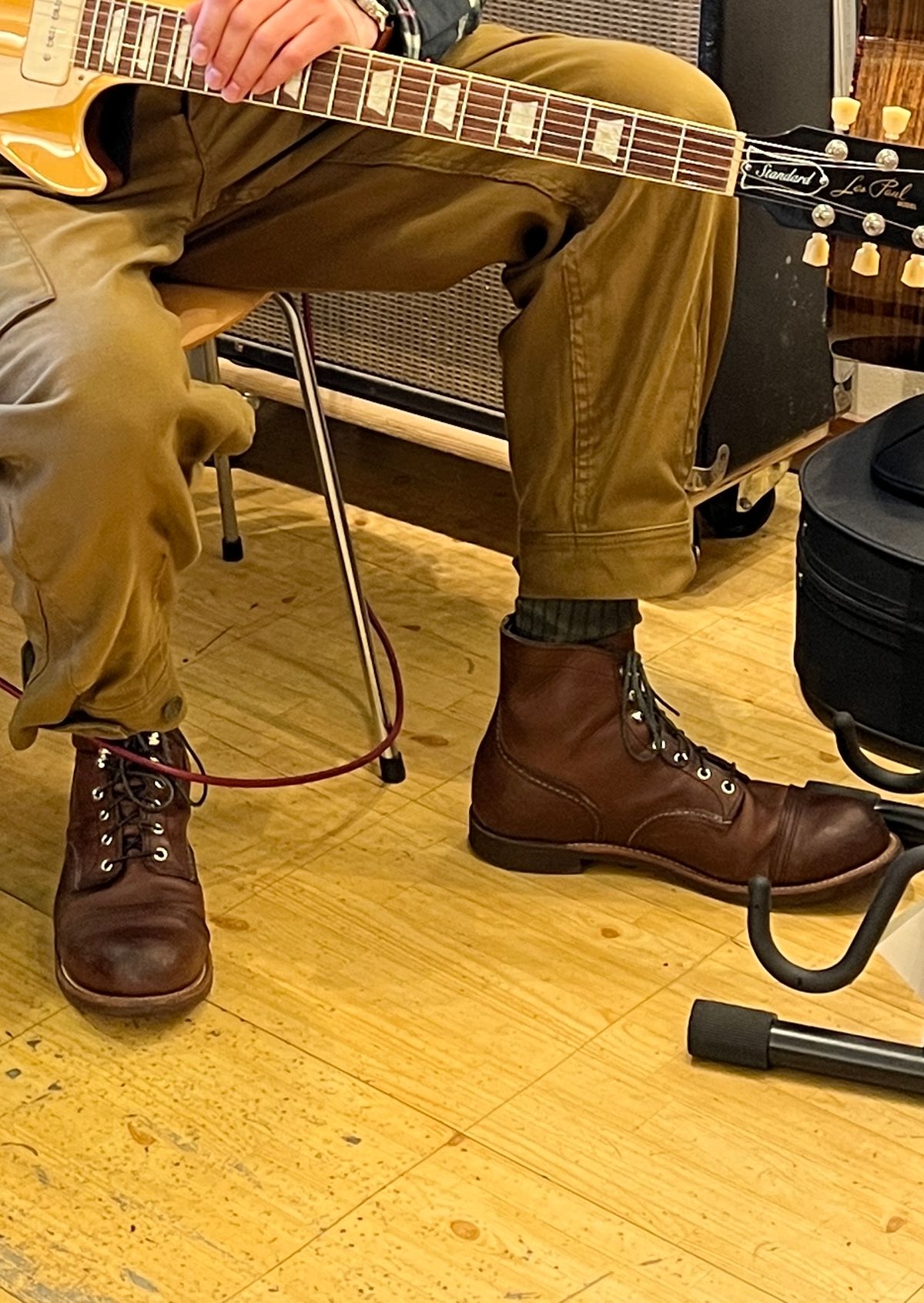 Photo by brunizam on February 27, 2026 of the Red Wing Iron Ranger in S.B. Foot Amber Harness.