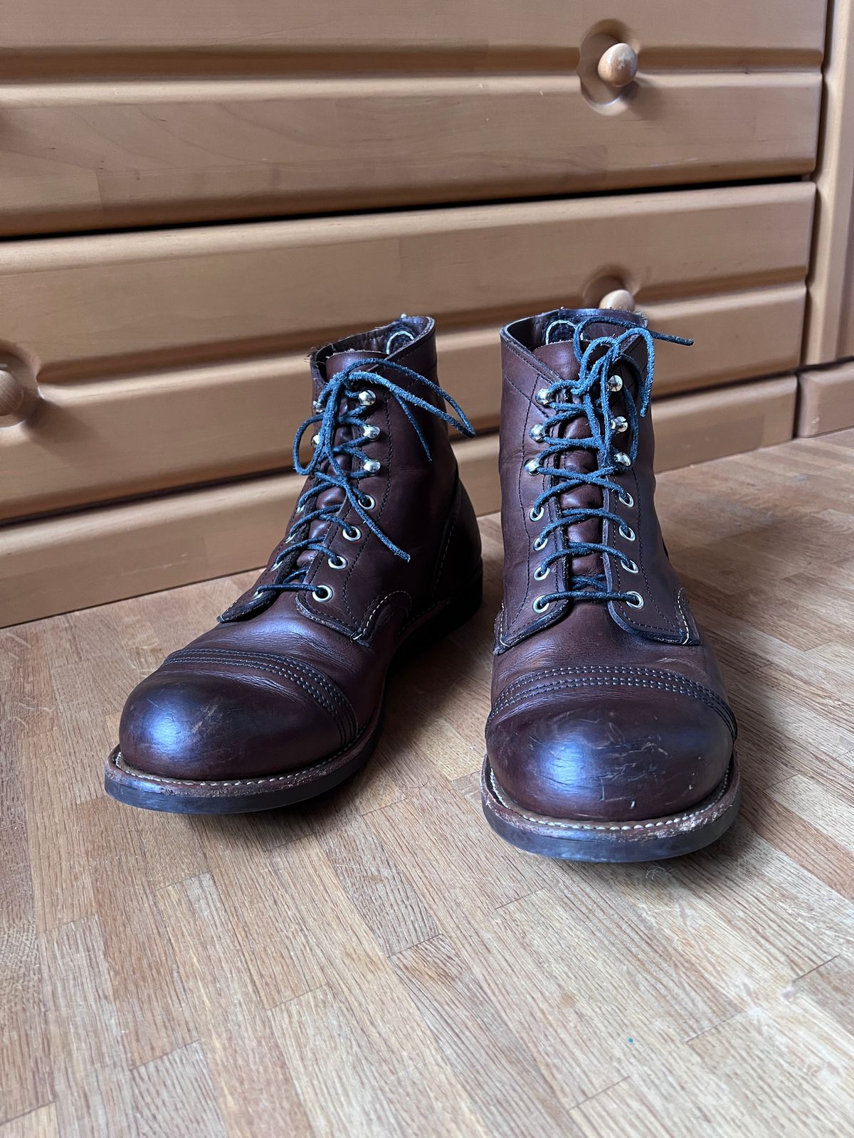 Photo by brunizam on March 3, 2026 of the Red Wing Iron Ranger in S.B. Foot Amber Harness.