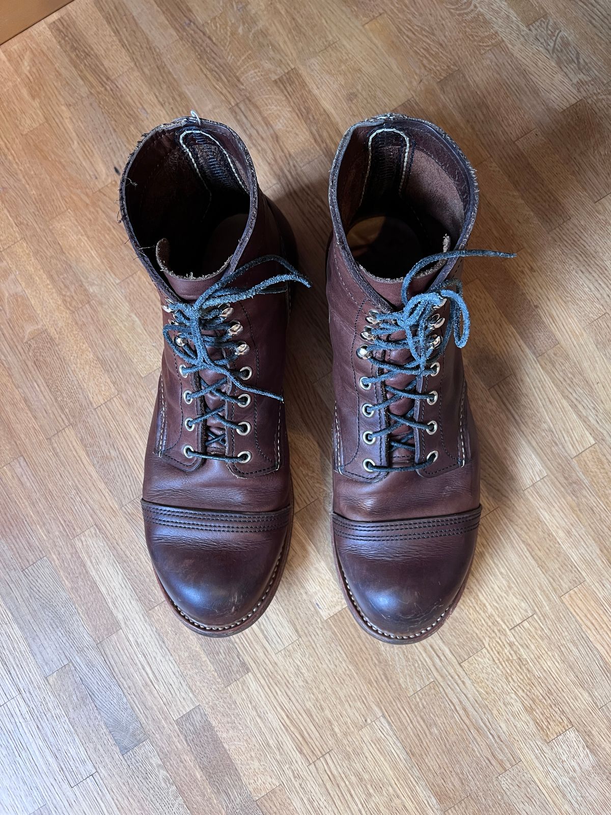 Photo by brunizam on March 3, 2026 of the Red Wing Iron Ranger in S.B. Foot Amber Harness.