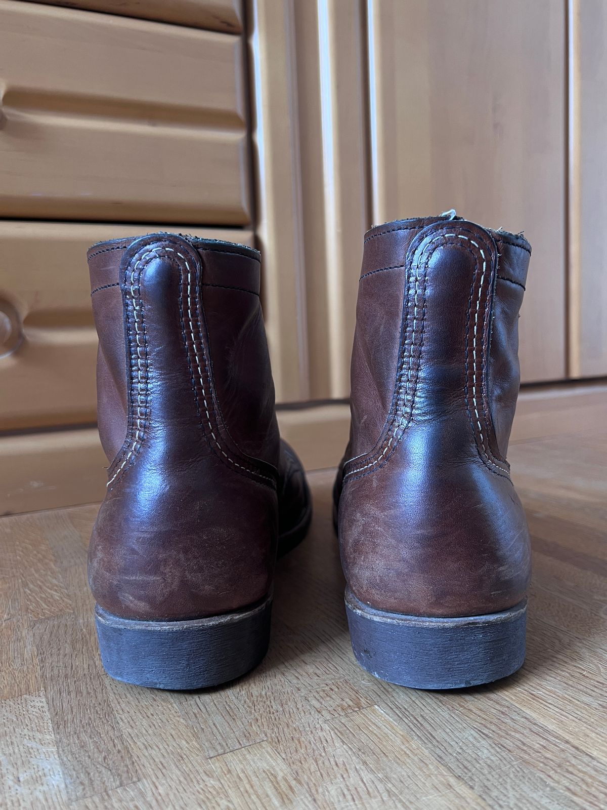 Photo by brunizam on April 2, 2026 of the Red Wing Iron Ranger in S.B. Foot Amber Harness.