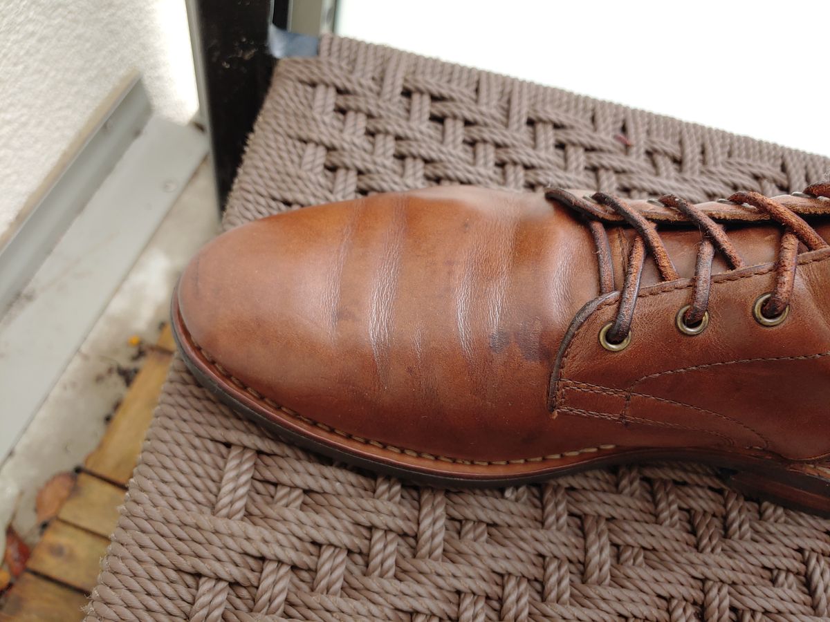 Photo by brunizam on August 19, 2022 of the Thursday President in Horween Natural Chromexcel.