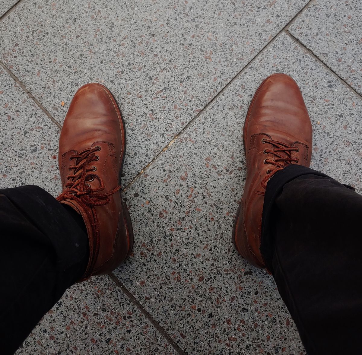 Photo by brunizam on July 20, 2022 of the Thursday President in Horween Natural Chromexcel.