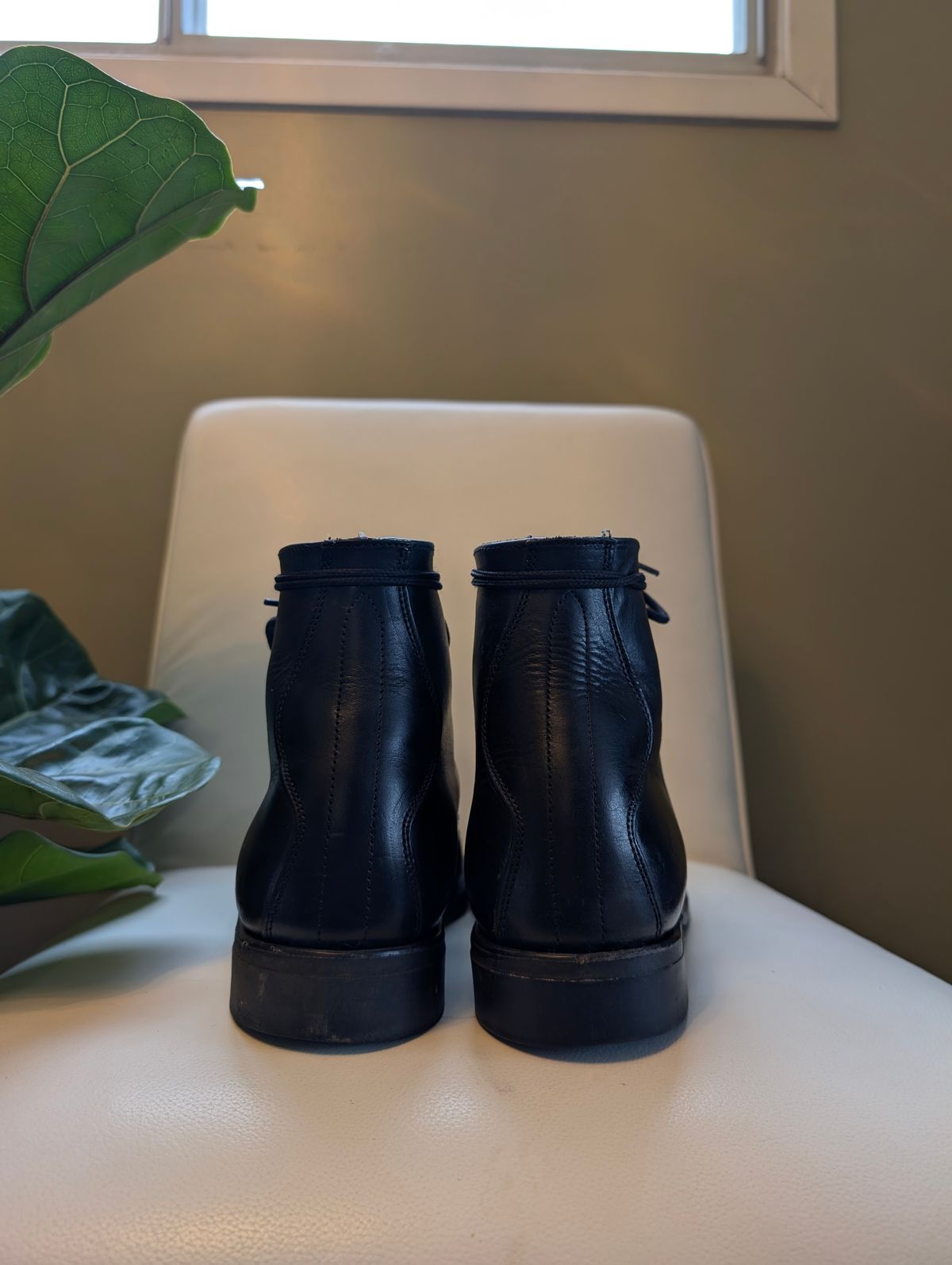 Photo by Roflround on February 5, 2025 of the Canada West Boots Canada West Boots / WM. Moorby 2821 in Horween Black Chromexcel.