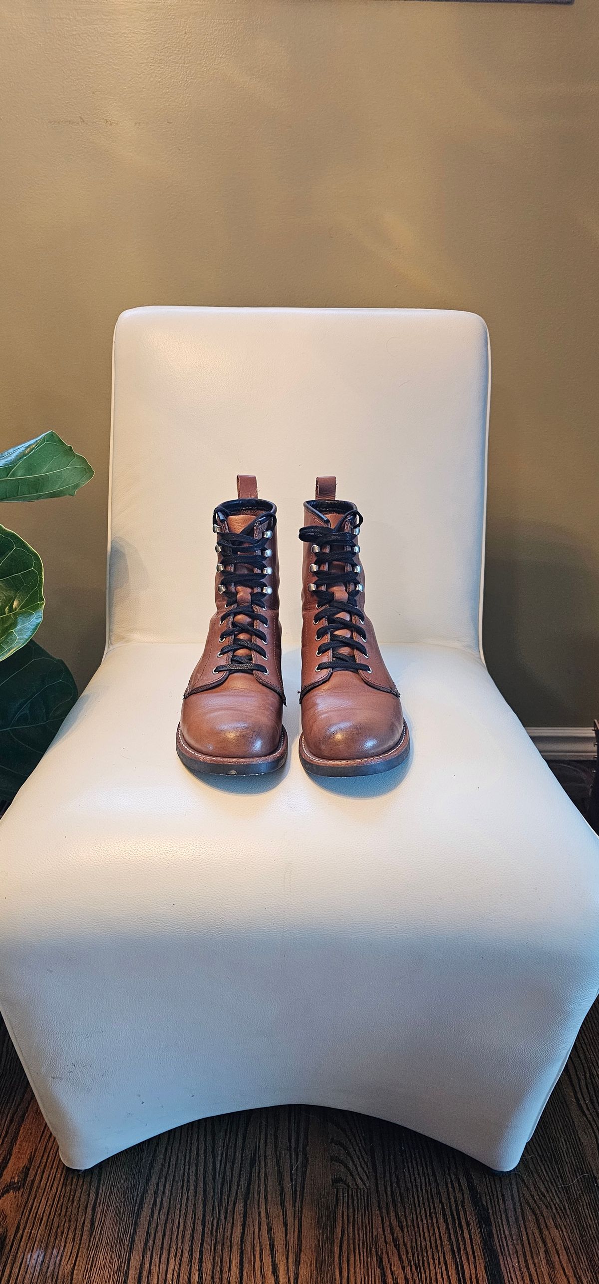 Photo by Roflround on February 3, 2025 of the Red Wing Silversmith in S.B. Foot Mocha.