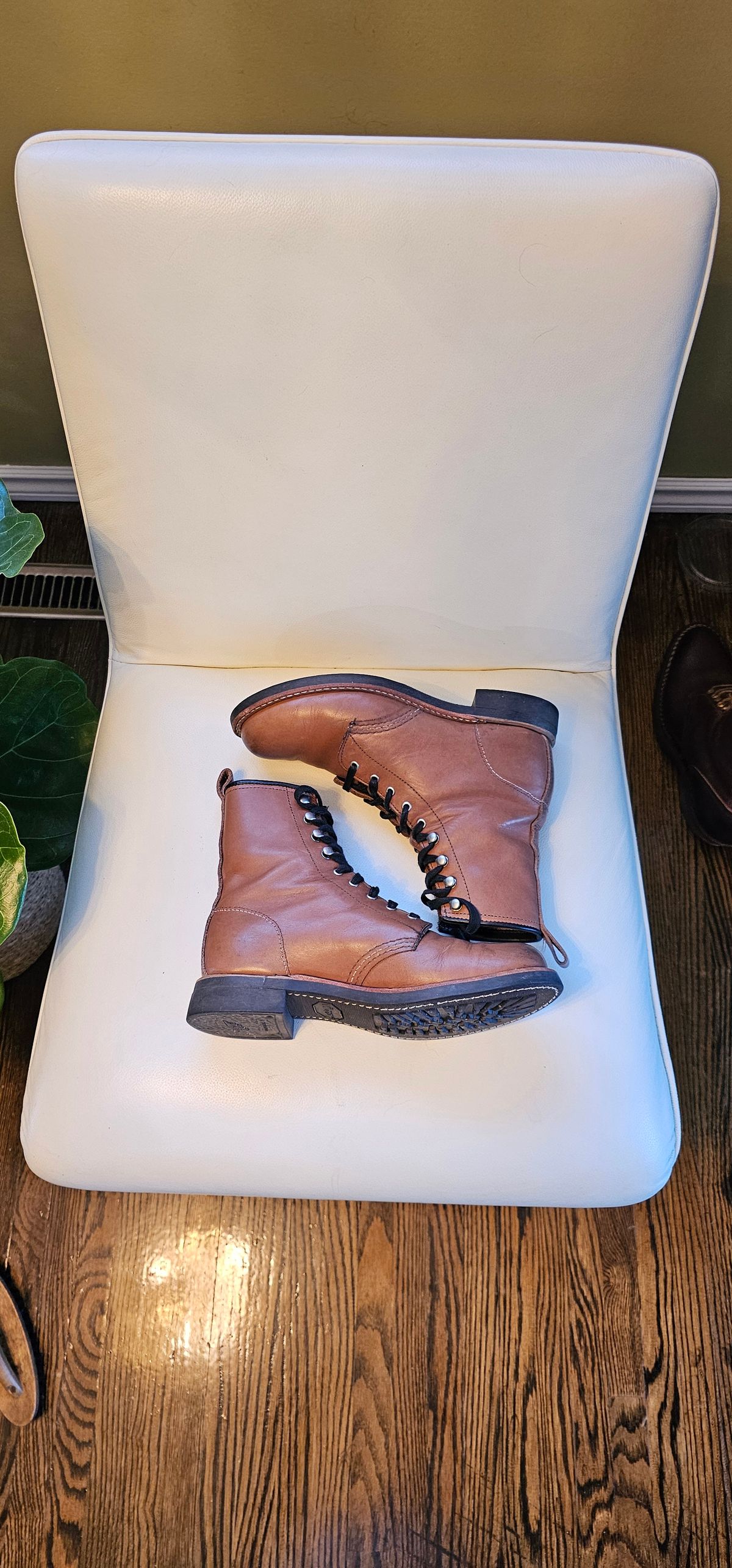Photo by Roflround on February 3, 2025 of the Red Wing Silversmith in S.B. Foot Mocha.