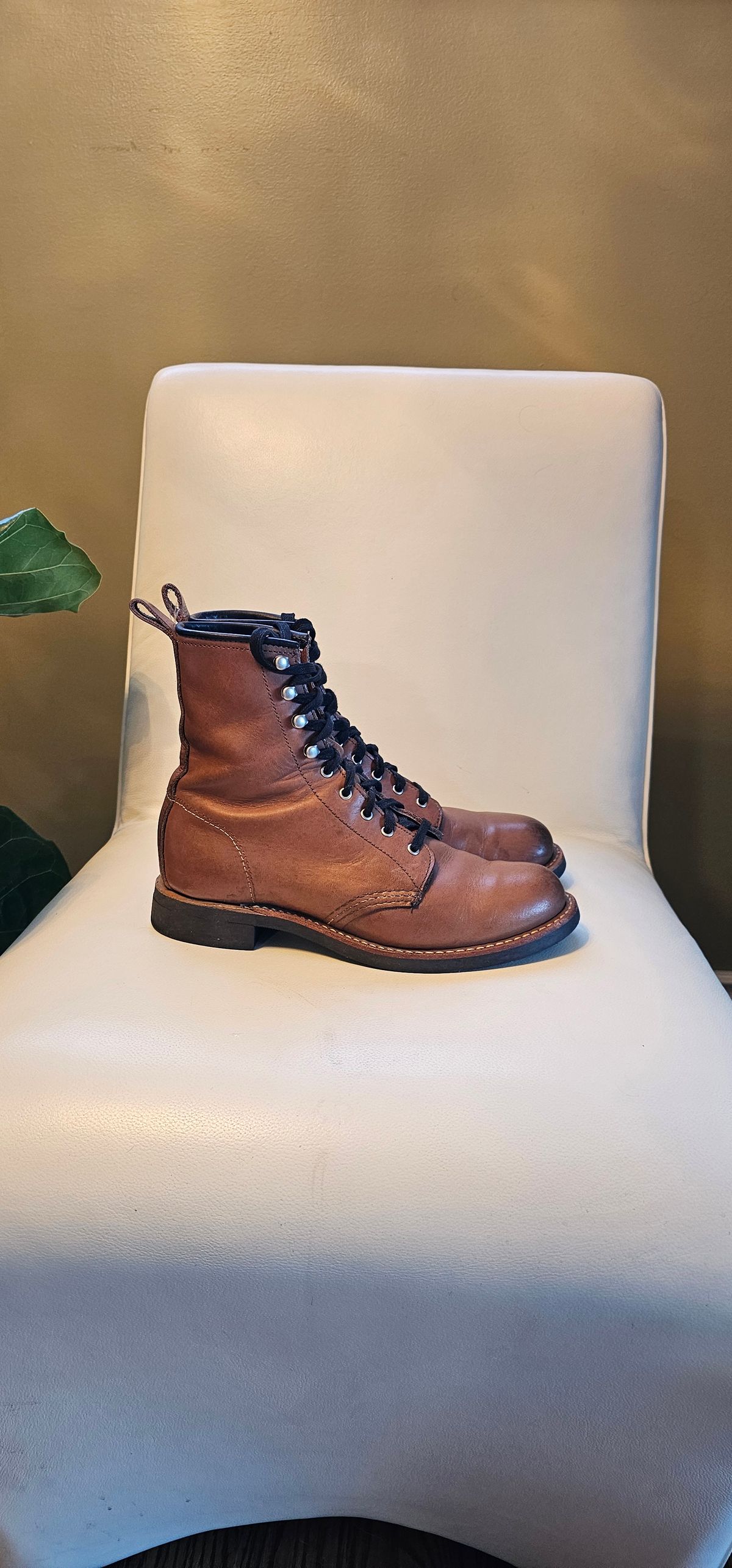 Photo by Roflround on February 3, 2025 of the Red Wing Silversmith in S.B. Foot Mocha.