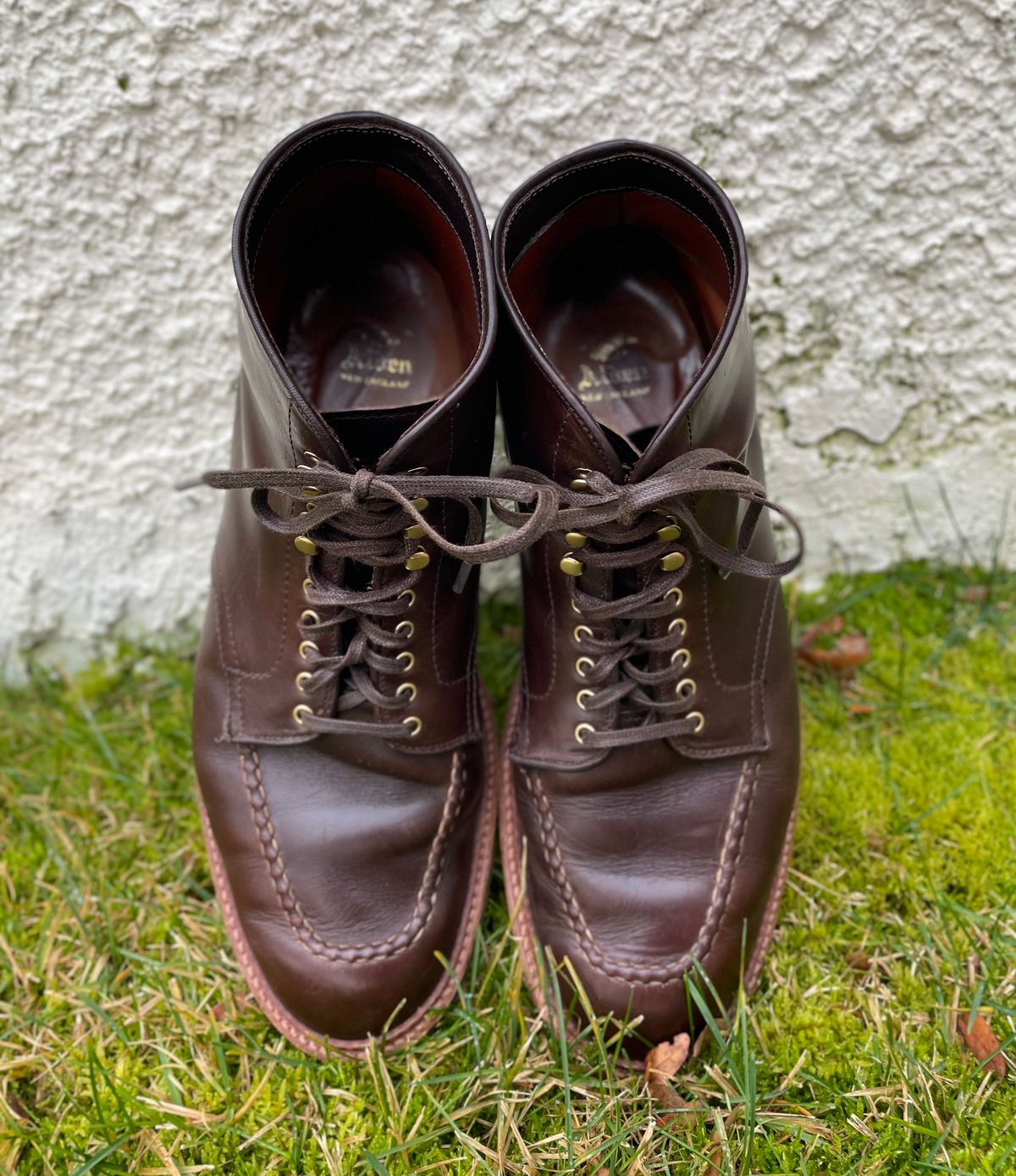 Photo by K_J_M_51 on December 2, 2023 of the Alden Indy Boot in Horween Brown Chromexcel.
