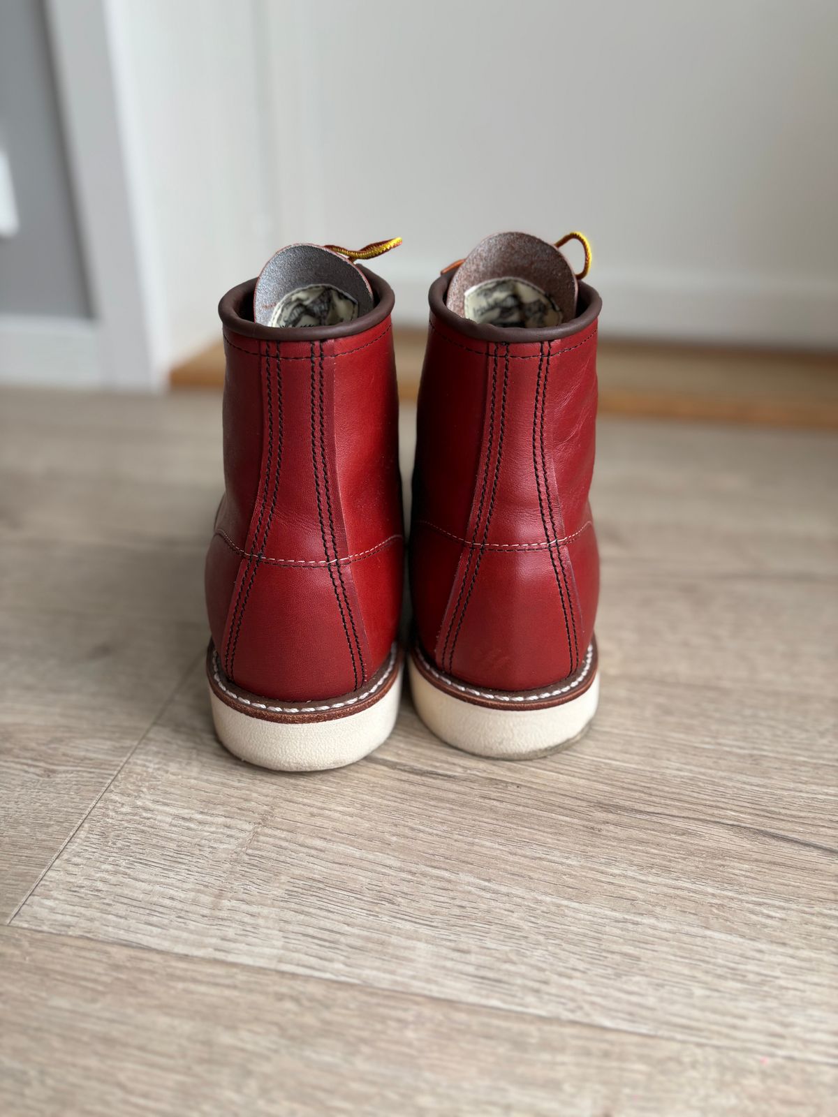 Photo by Qltyboots on November 4, 2025 of the Red Wing 6-Inch Classic Moc in S.B. Foot Oro-Russet Portage.