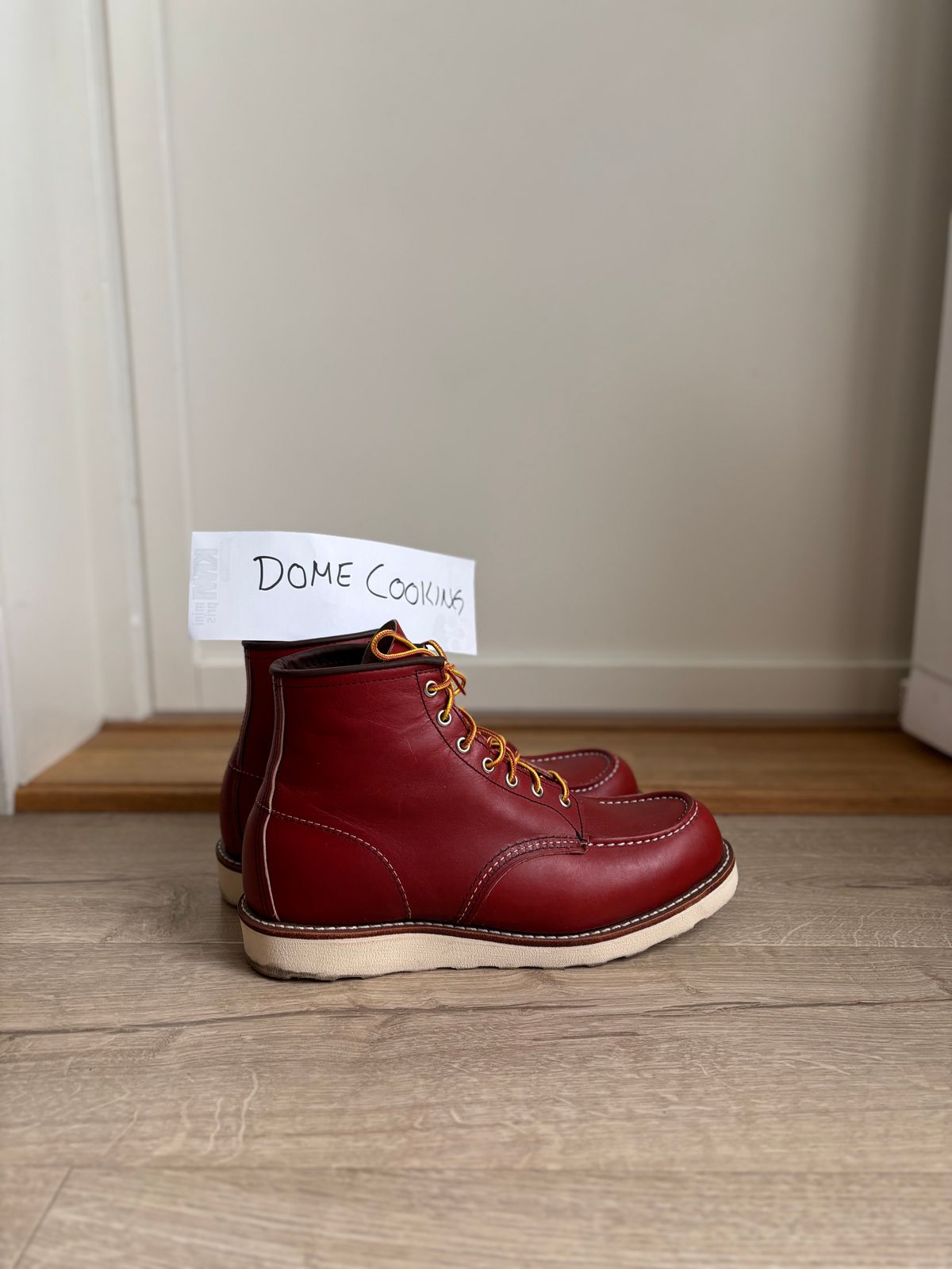 Photo by Qltyboots on November 4, 2025 of the Red Wing 6-Inch Classic Moc in S.B. Foot Oro-Russet Portage.