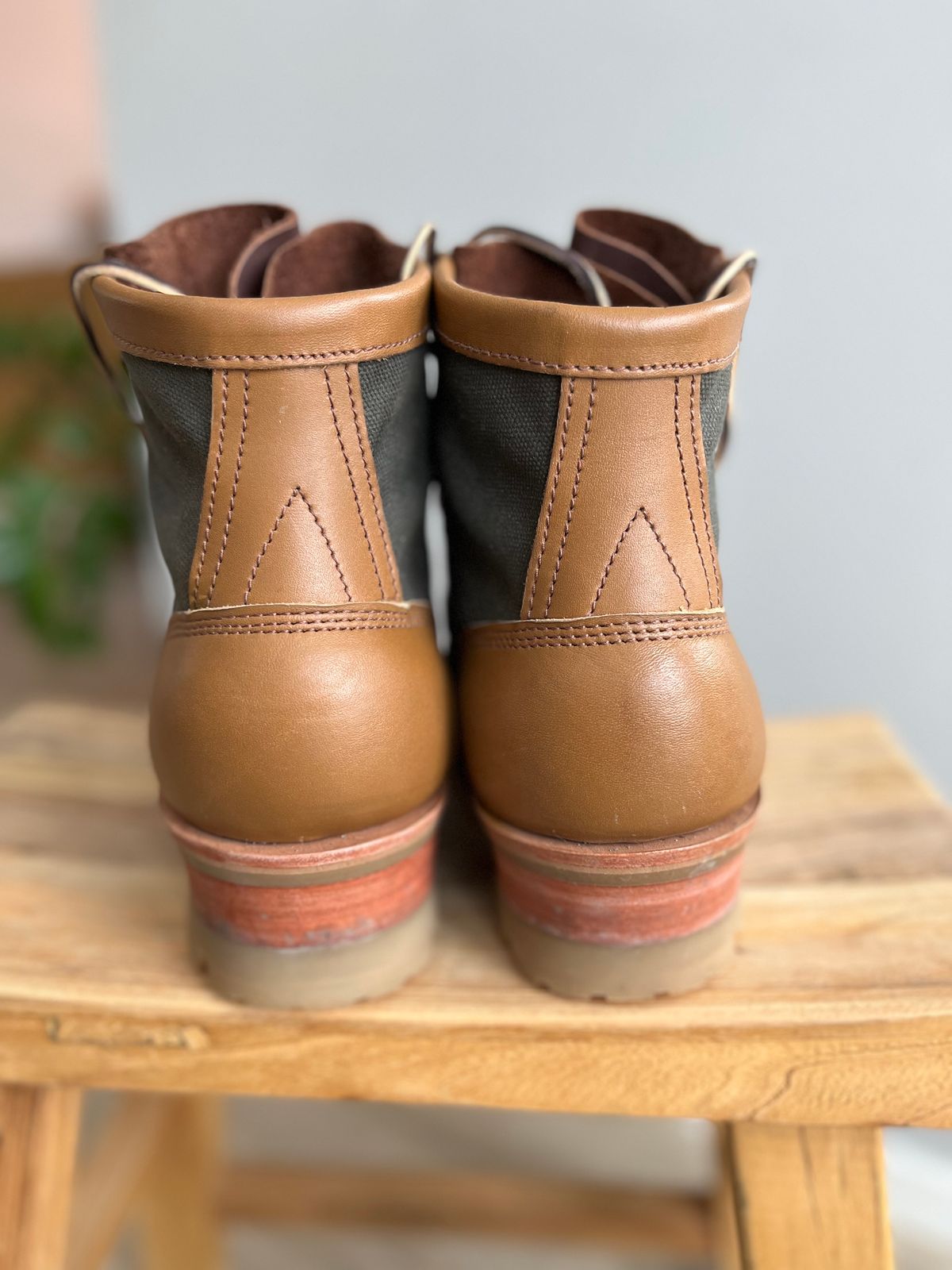 Photo by Qltyboots on November 1, 2023 of the Frank's Boots Ryker AT in Seidel Tan Teton.