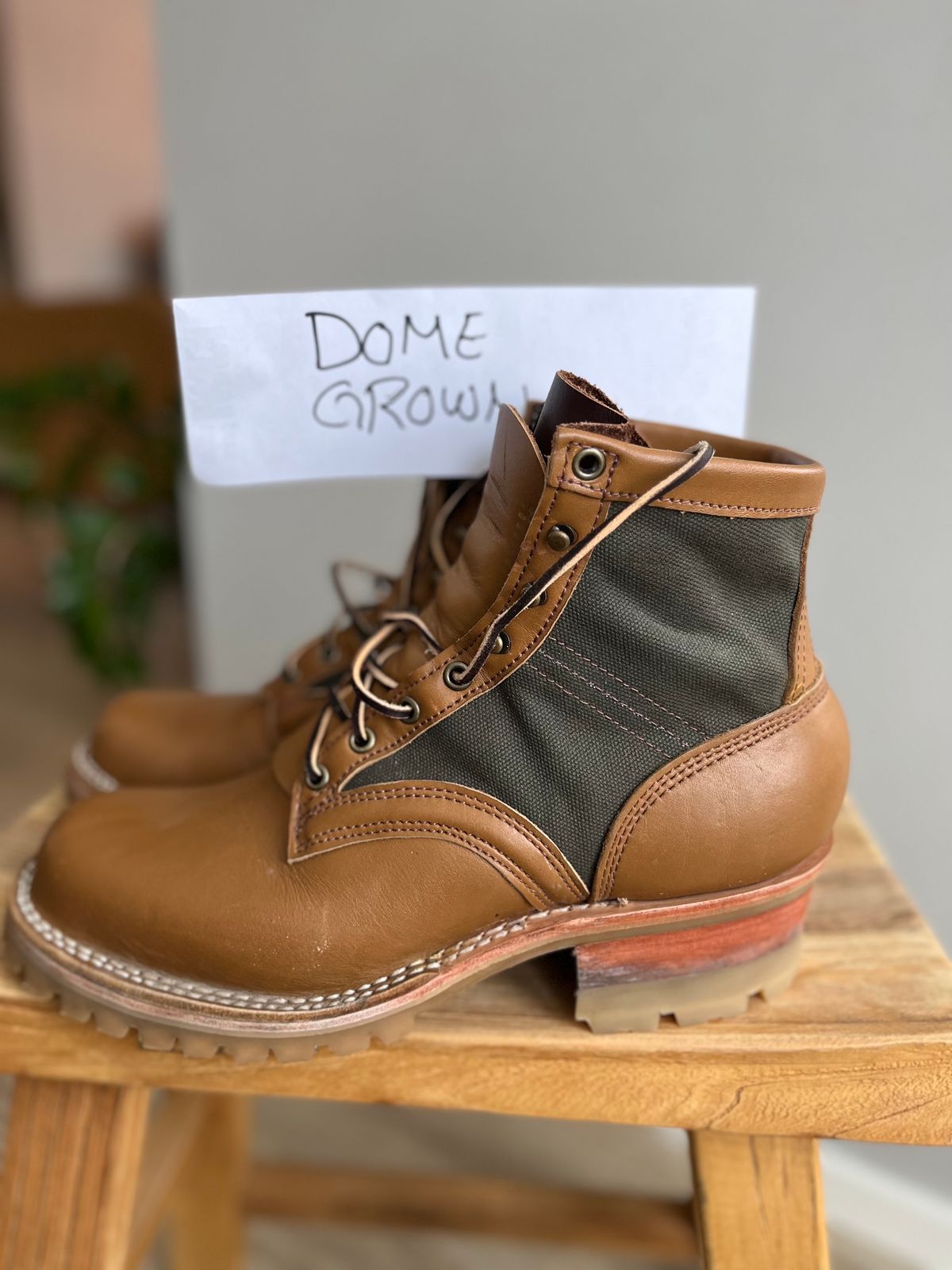 Photo by Qltyboots on November 1, 2023 of the Frank's Boots Ryker AT in Seidel Tan Teton.