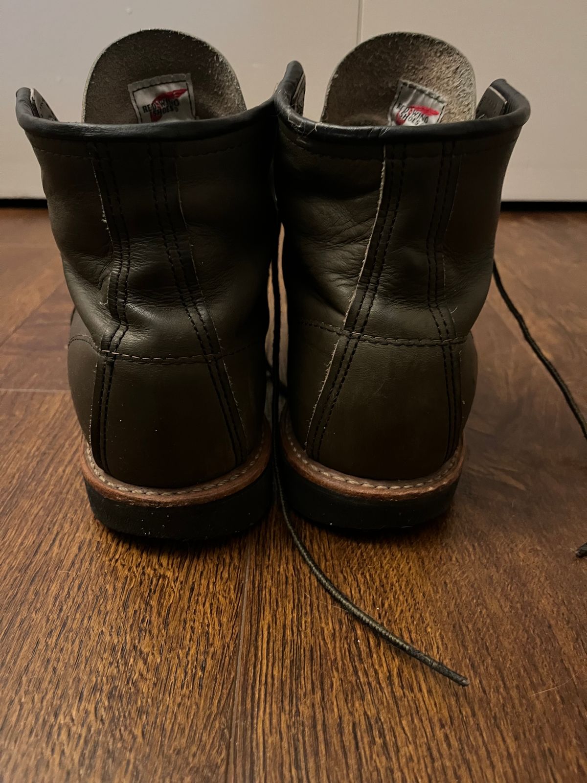 Photo by amekajihead on February 1, 2024 of the Red Wing 6-Inch Classic Moc in S.B. Foot Alpine Portage.
