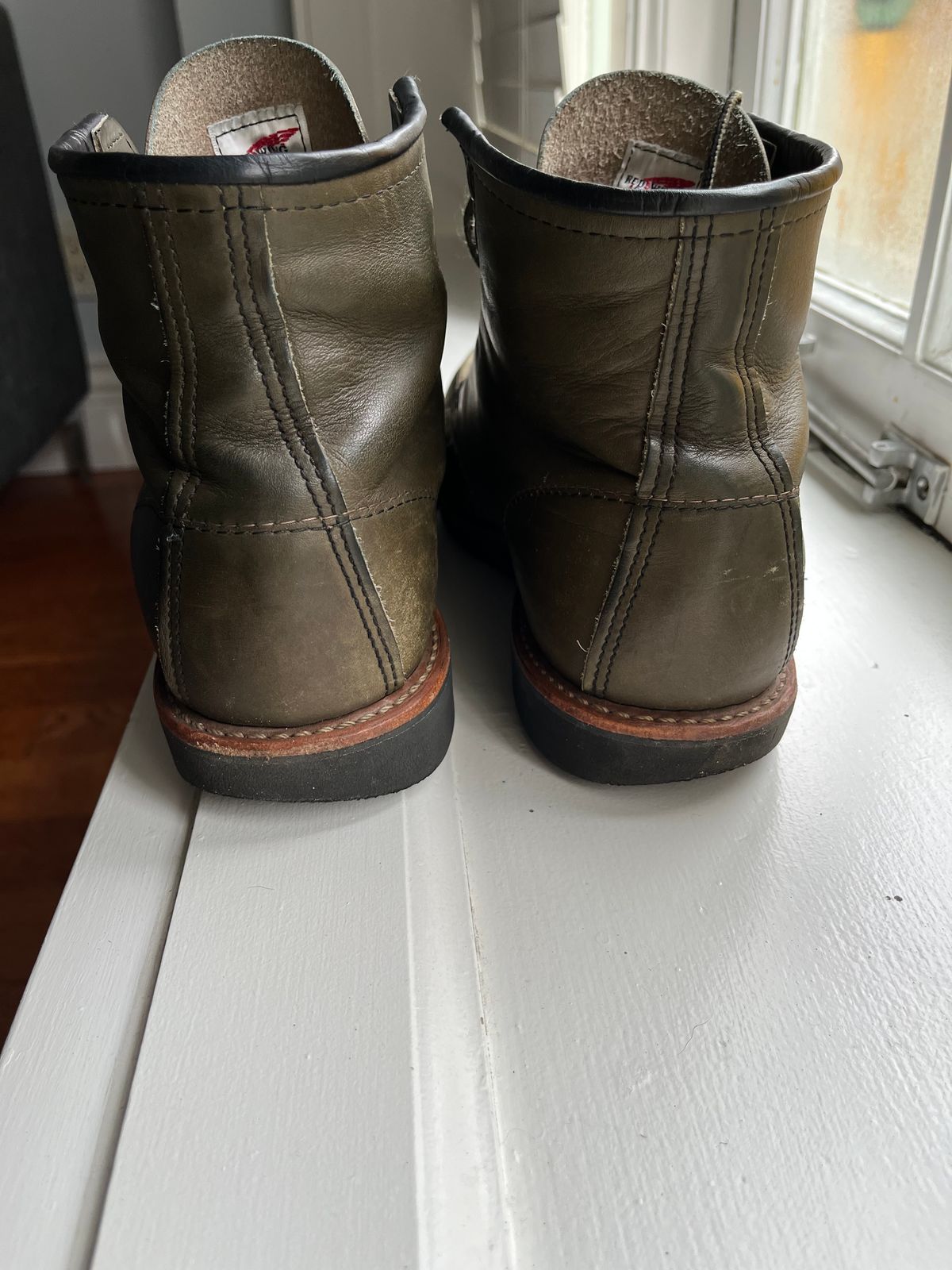 Photo by amekajihead on March 1, 2024 of the Red Wing 6-Inch Classic Moc in S.B. Foot Alpine Portage.