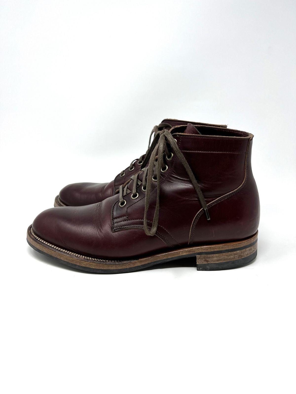 Photo by central209 on January 6, 2023 of the Viberg Service Boot in Horween Color 8 Chromexcel.