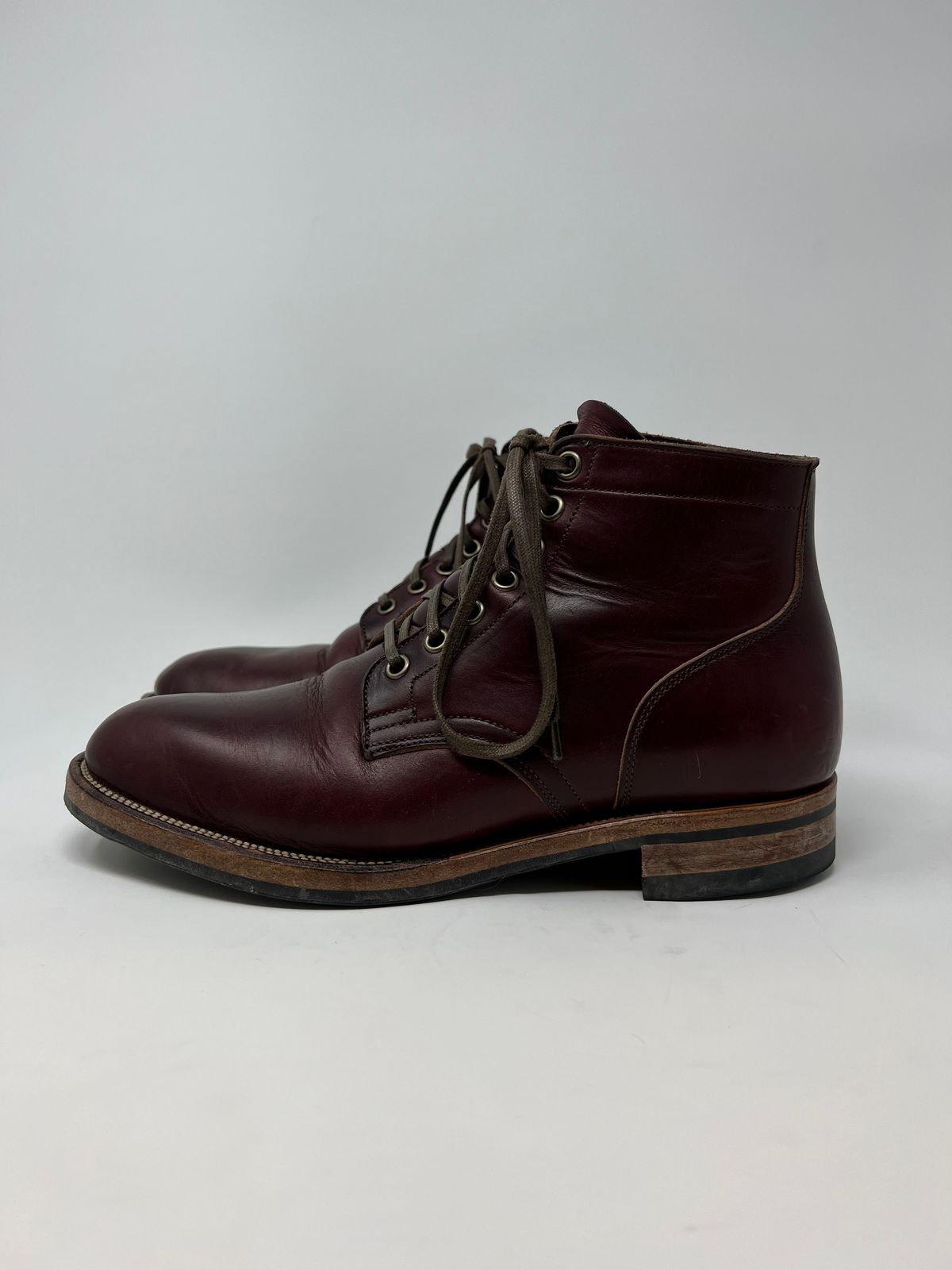 Photo by central209 on February 6, 2023 of the Viberg Service Boot in Horween Color 8 Chromexcel.