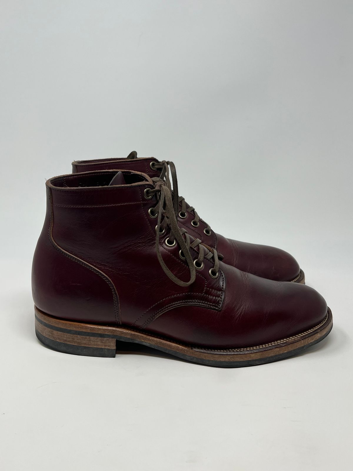 Photo by central209 on April 6, 2023 of the Viberg Service Boot in Horween Color 8 Chromexcel.