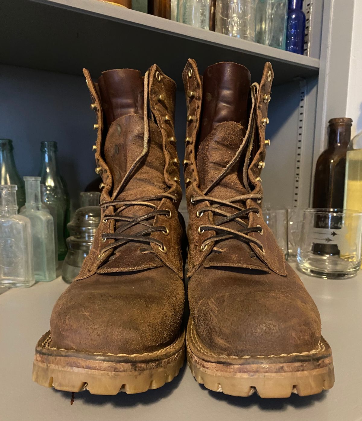 Photo by CJBennett411 on April 2, 2024 of the Nicks Unknown Model in Horween Brown Waxed Flesh.