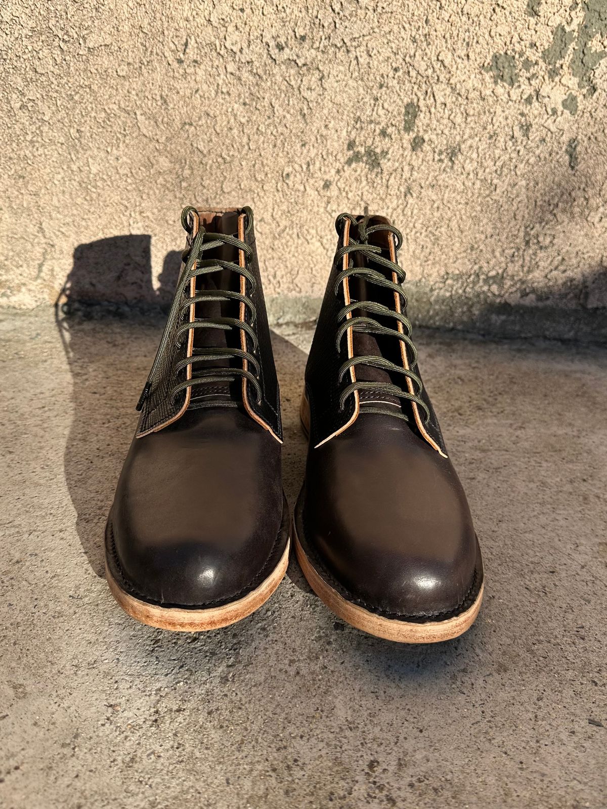 Photo by Da_Desired on November 1, 2024 of the Self-Made Service Boot in Metta Catharina Shell Cordovan.