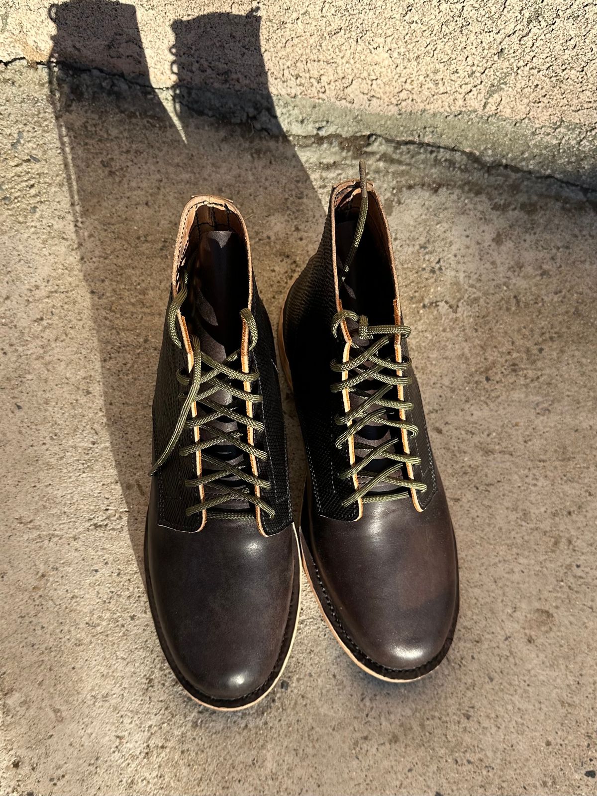 Photo by Da_Desired on November 1, 2024 of the Self-Made Service Boot in Metta Catharina Shell Cordovan.