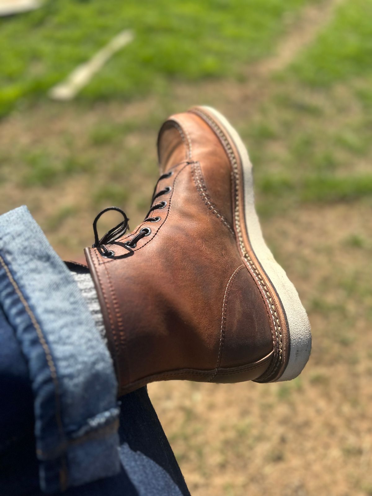 Photo by NuckTX on March 12, 2023 of the Red Wing 6-Inch Classic Moc in Unknown Material.