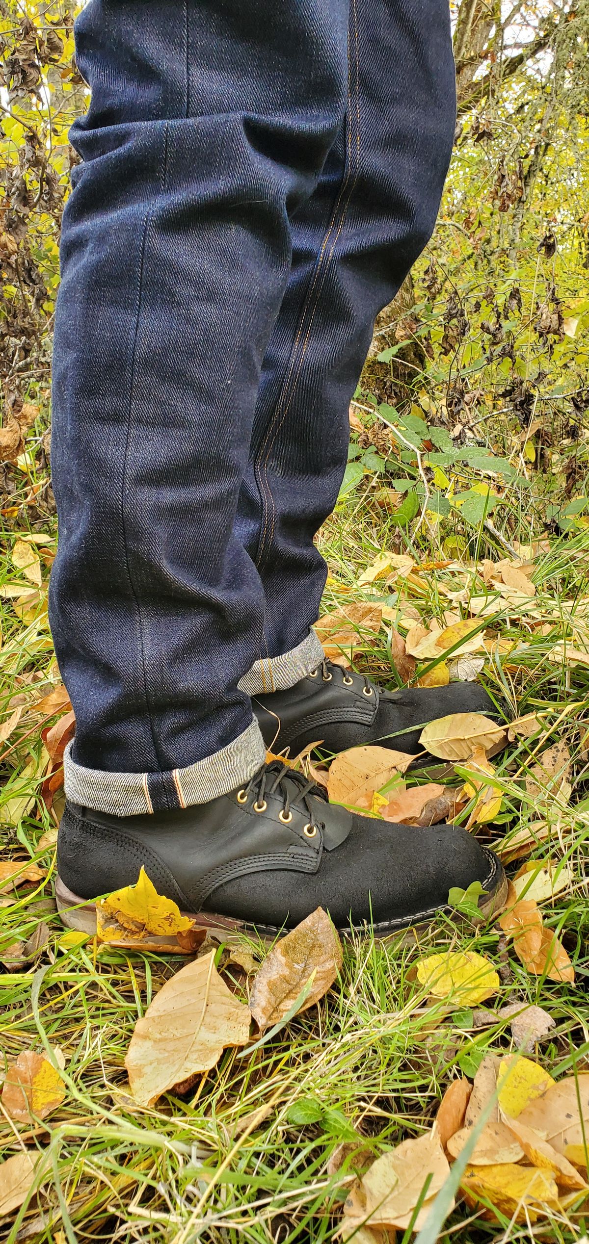 Photo by Mobius_Mustache on November 3, 2023 of the Nicks Traveler in Seidel MaxSupport Black Roughout.