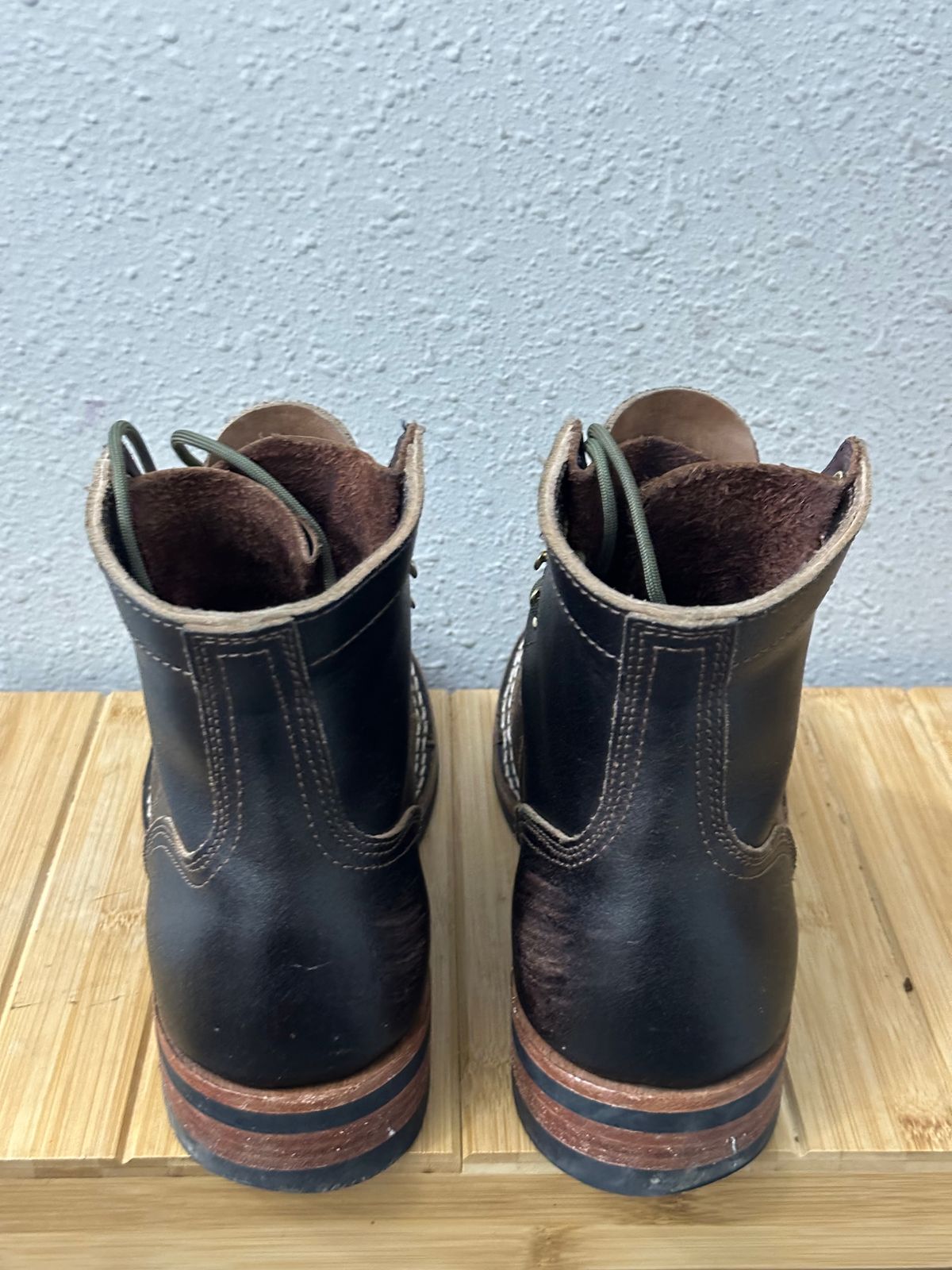 Photo by killbill03 on January 5, 2024 of the Nicks Americana in Horween Brown Waxed Flesh.