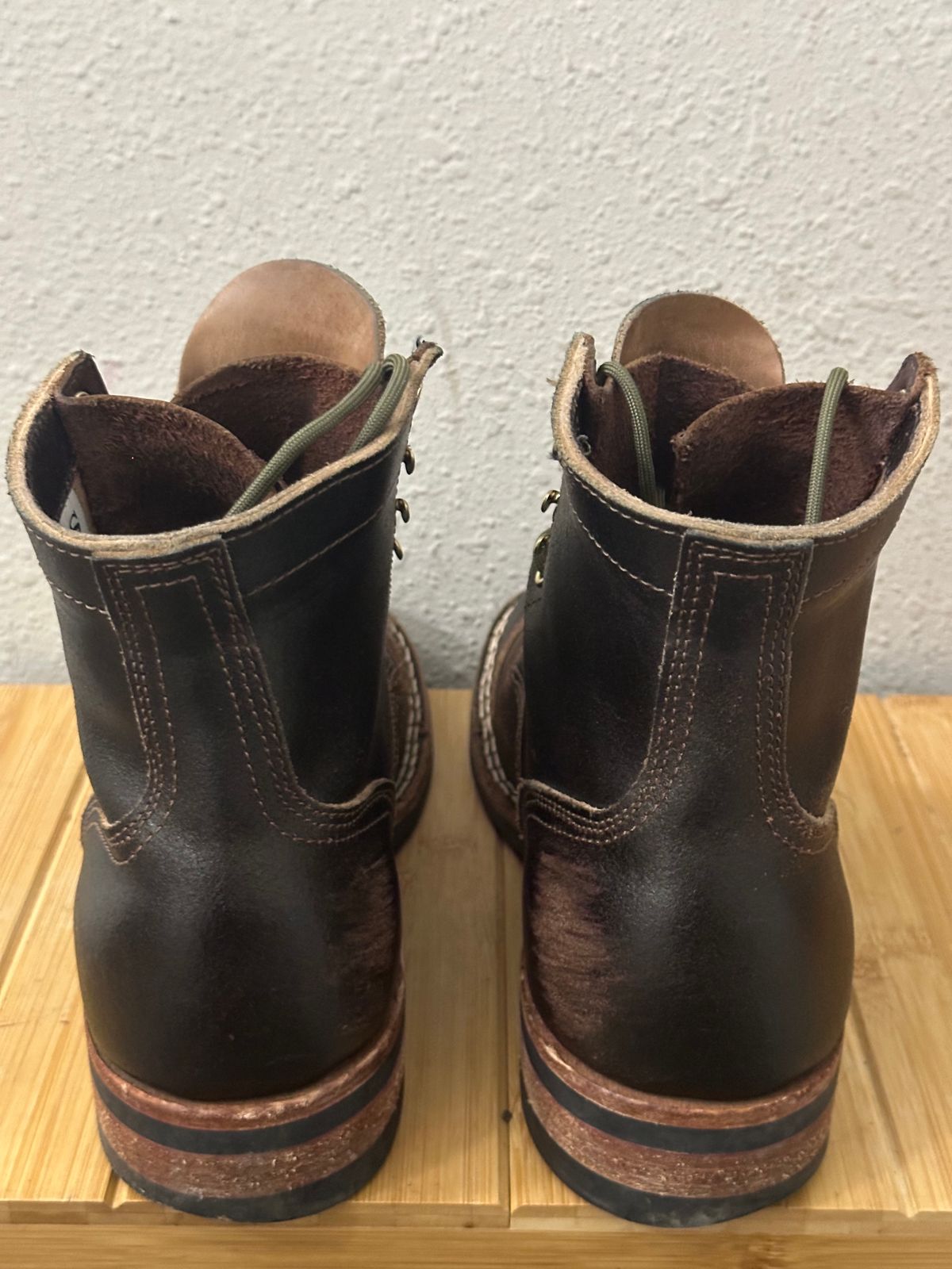 Photo by killbill03 on March 6, 2024 of the Nicks Americana in Horween Brown Waxed Flesh.