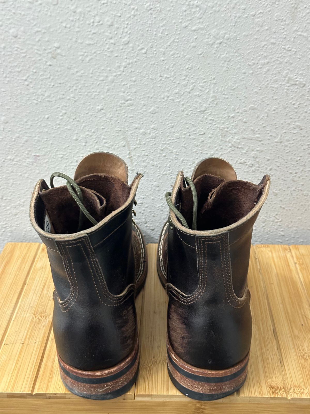 Photo by killbill03 on April 6, 2024 of the Nicks Americana in Horween Brown Waxed Flesh.