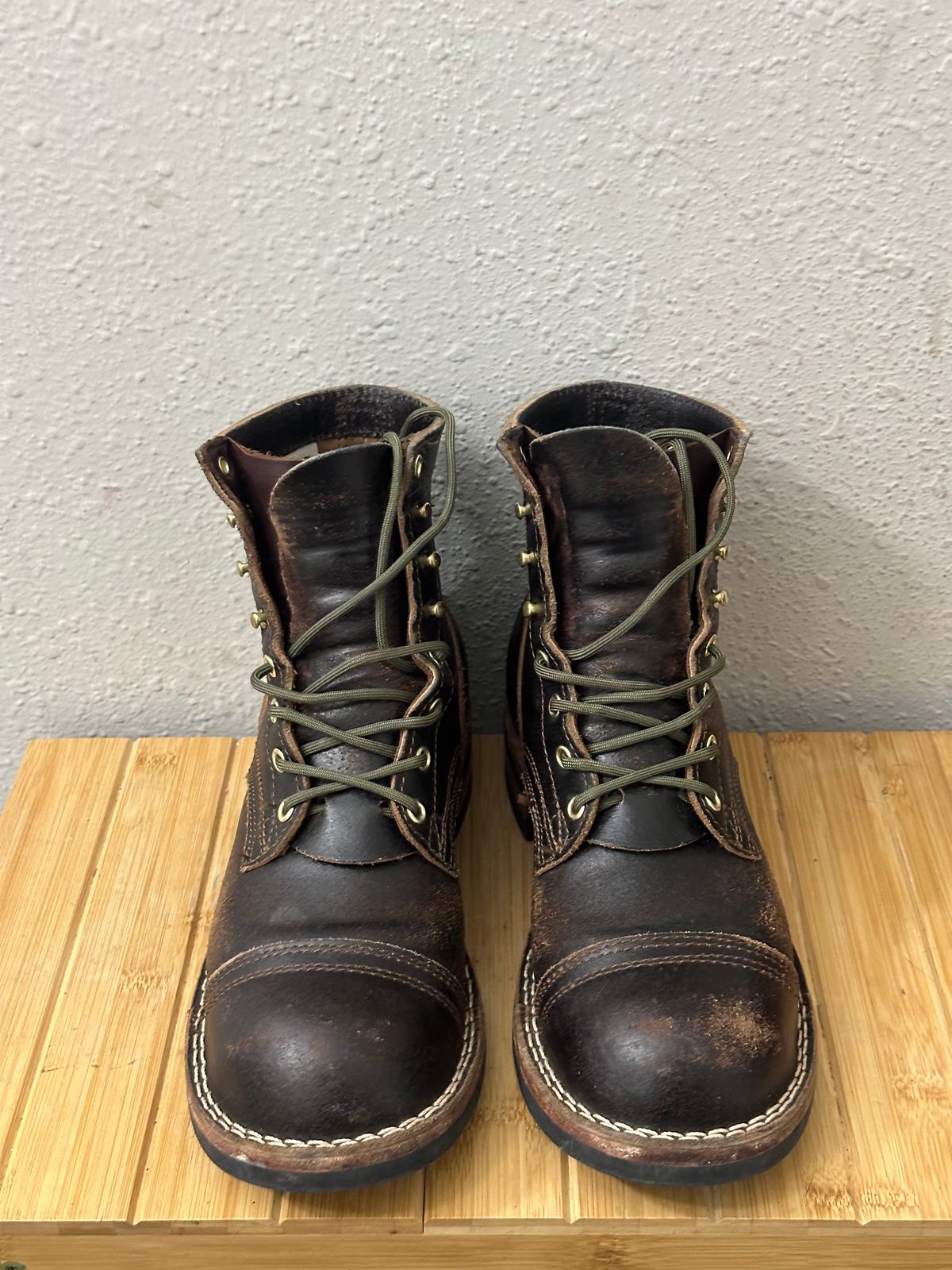 Photo by killbill03 on April 6, 2024 of the Nicks Americana in Horween Brown Waxed Flesh.