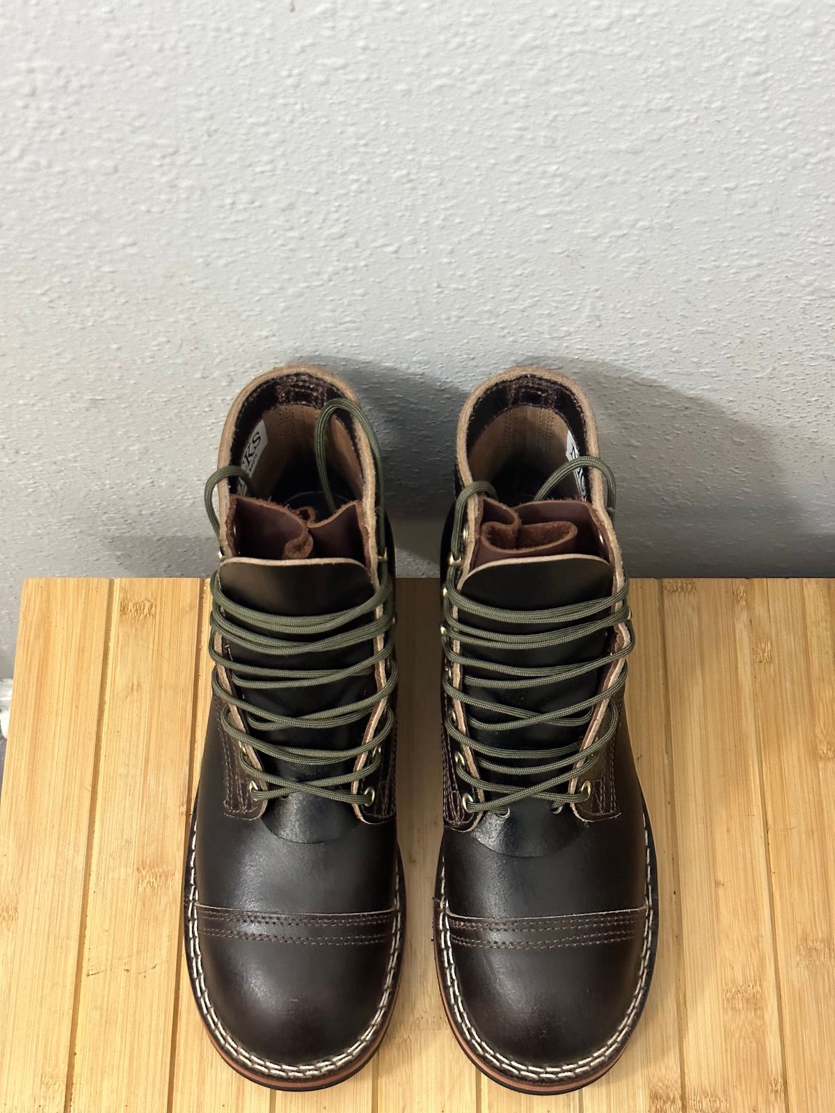 Photo by killbill03 on October 2, 2023 of the Nicks Americana in Horween Brown Waxed Flesh.