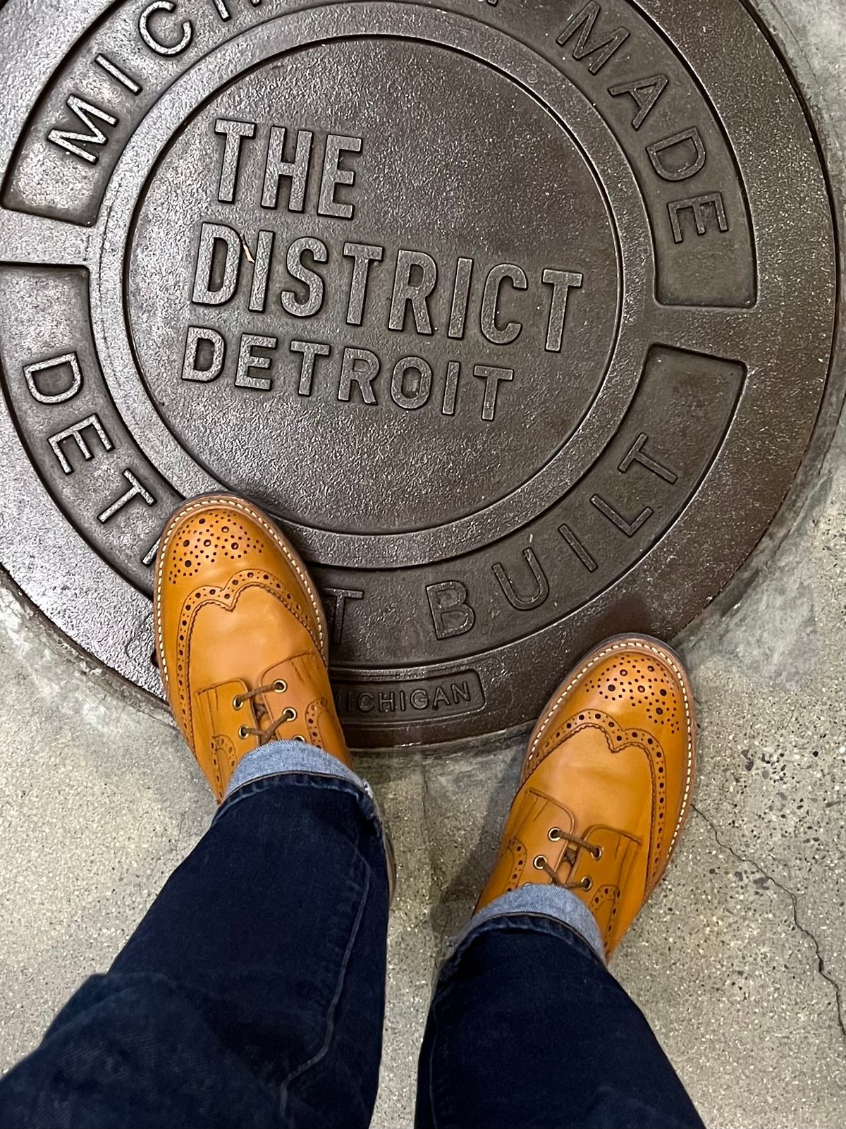 Photo by Mr_Fahrenheit451 on December 31, 2022 of the Tricker's Stow Country Boot in Acorn Antique.