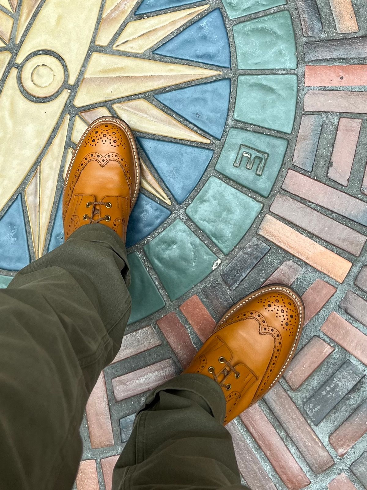 Photo by Mr_Fahrenheit451 on February 4, 2023 of the Tricker's Stow Country Boot in Acorn Antique.