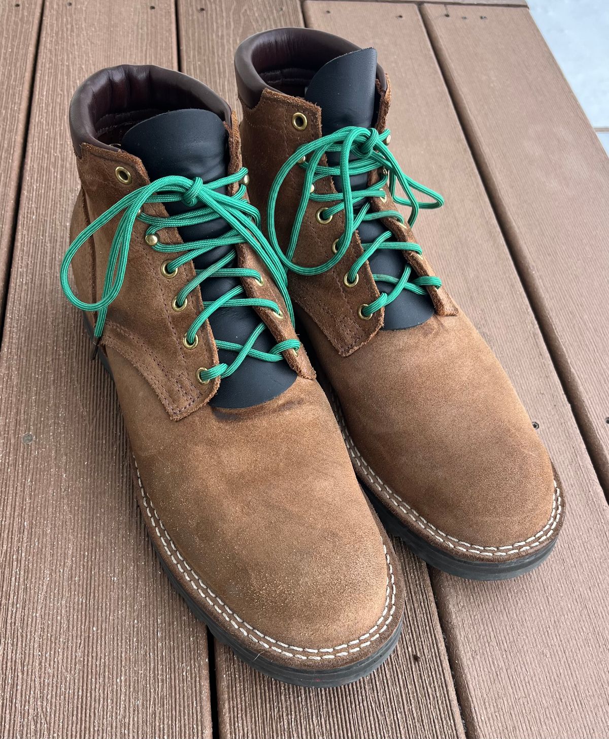 Photo by Gmetal64 on March 14, 2026 of the Nicks Ridgeline Hiking Boot in Seidel 1964 Brown Roughout.