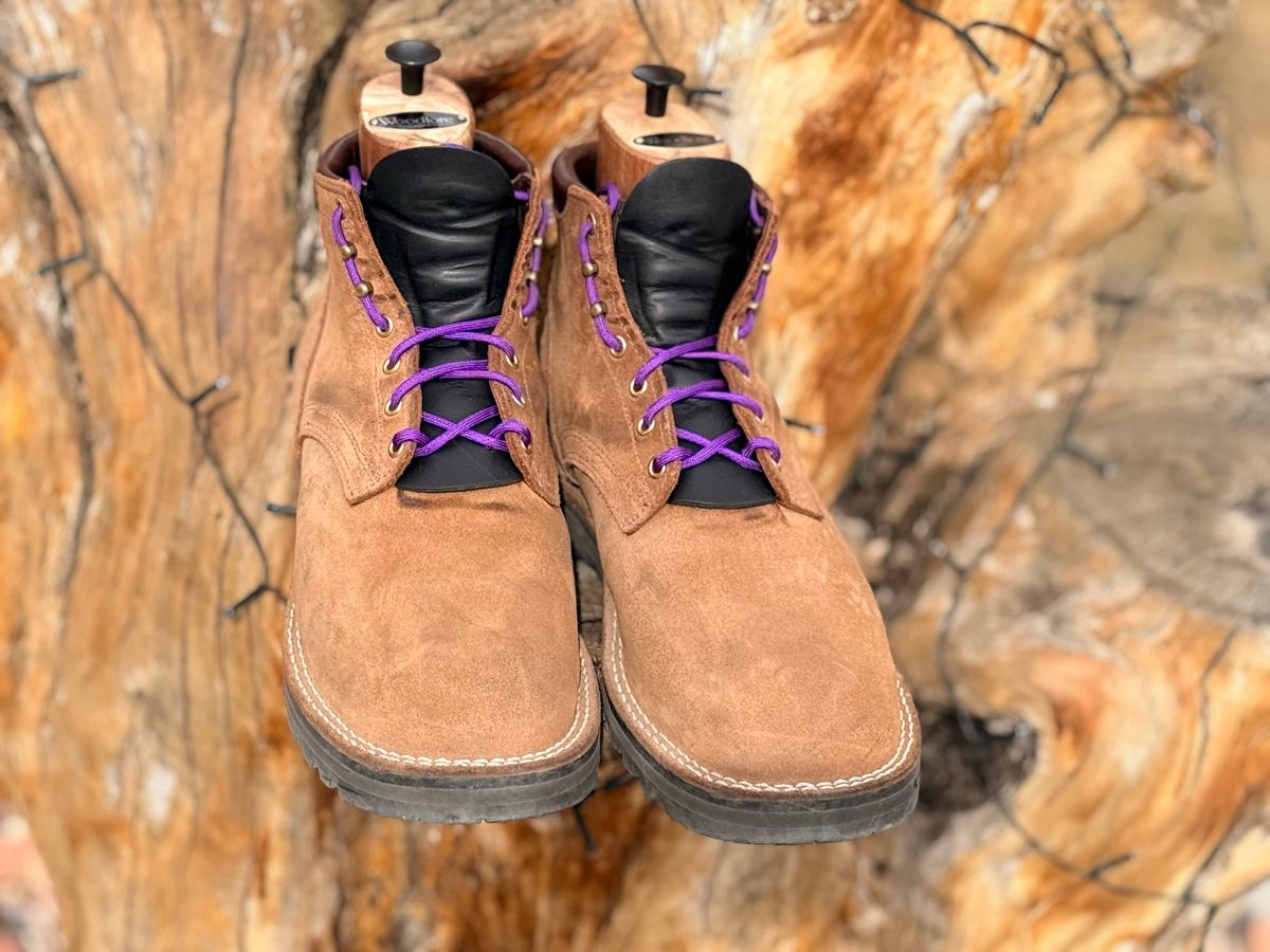 Photo by Gmetal64 on March 28, 2026 of the Nicks Ridgeline Hiking Boot in Seidel 1964 Brown Roughout.
