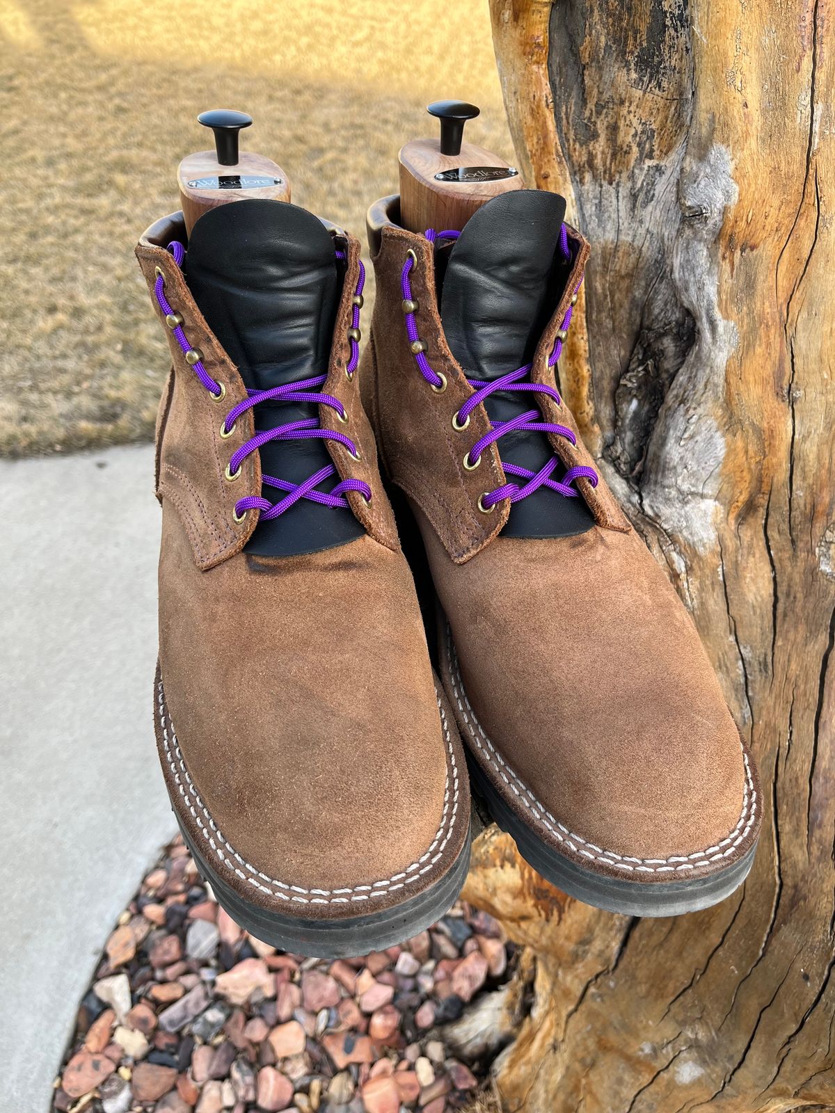 Photo by Gmetal64 on March 28, 2026 of the Nicks Ridgeline Hiking Boot in Seidel 1964 Brown Roughout.