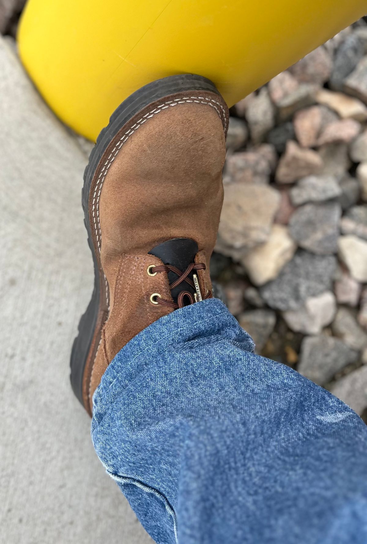 Photo by Gmetal64 on June 22, 2026 of the Nicks Ridgeline Hiking Boot in Seidel 1964 Brown Roughout.