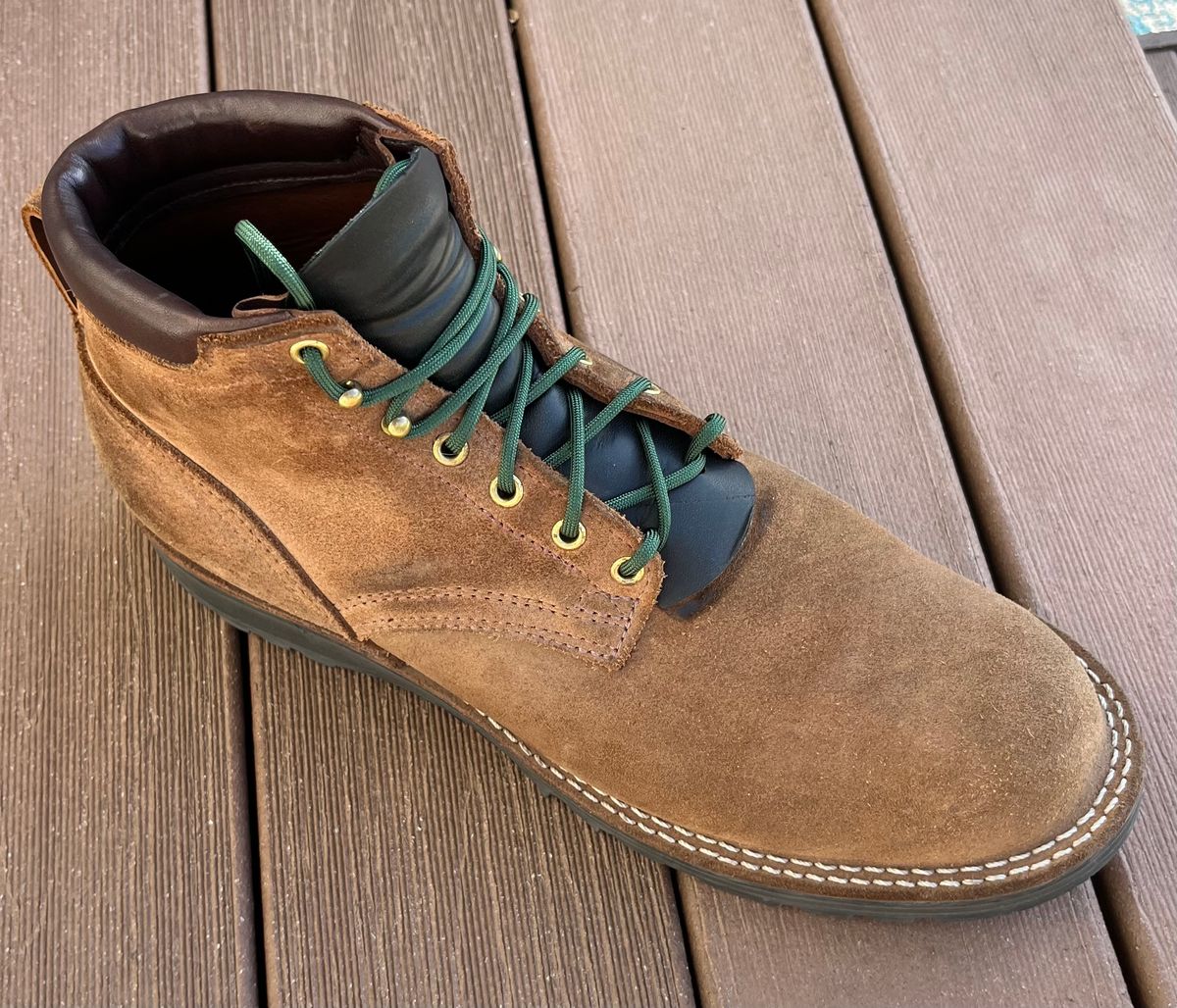 Photo by Gmetal64 on June 24, 2026 of the Nicks Ridgeline Hiking Boot in Seidel 1964 Brown Roughout.