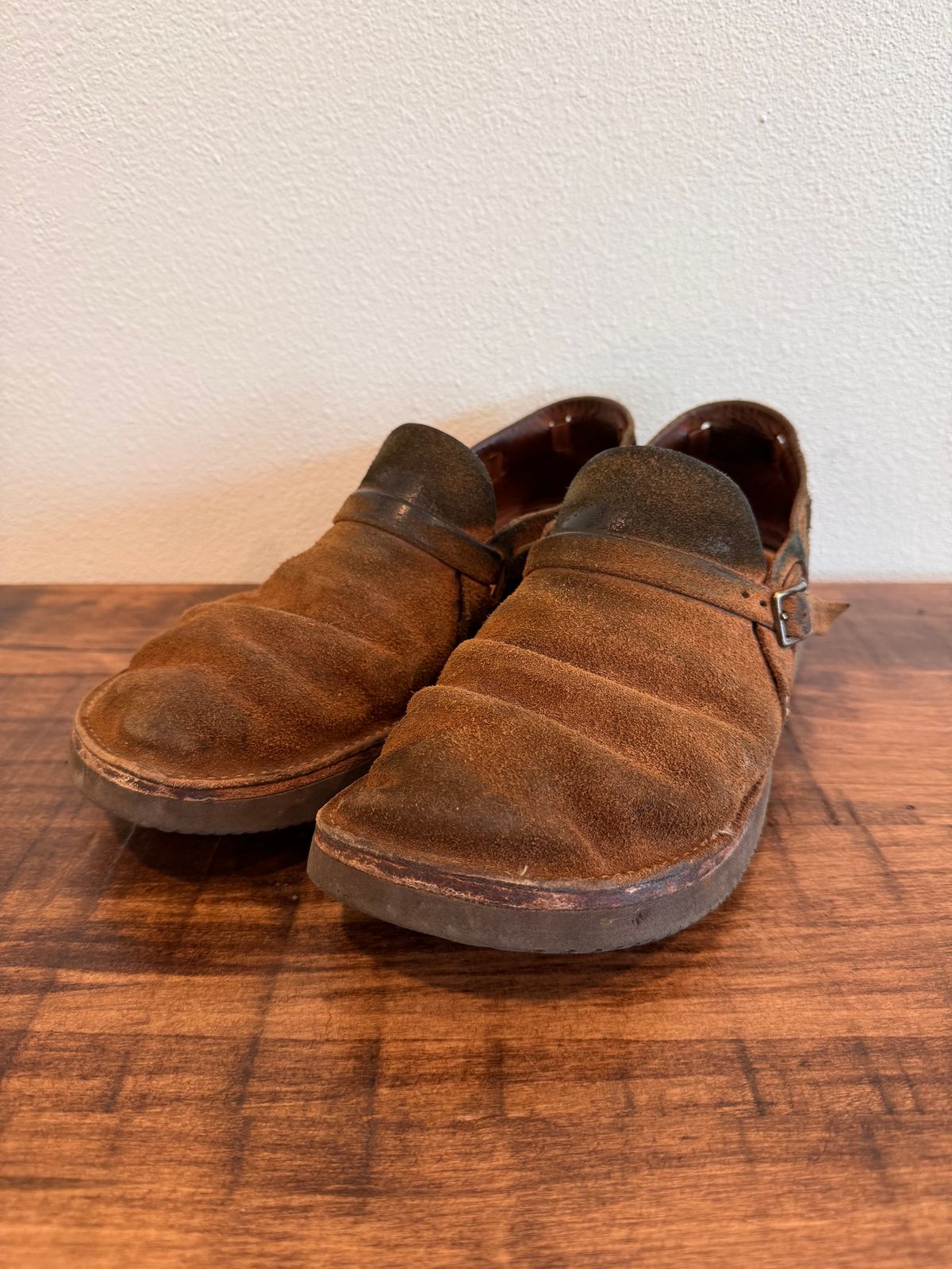 Photo by missouridenimdad on September 26, 2025 of the Oak Street Bootmakers Country Loafer in Horween Natural Chromexcel Roughout.