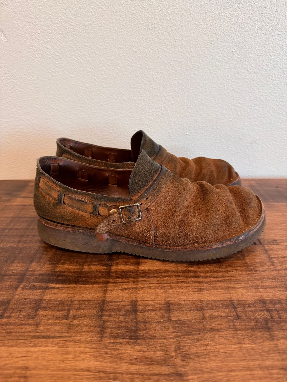 Photo by missouridenimdad on September 26, 2025 of the Oak Street Bootmakers Country Loafer in Horween Natural Chromexcel Roughout.
