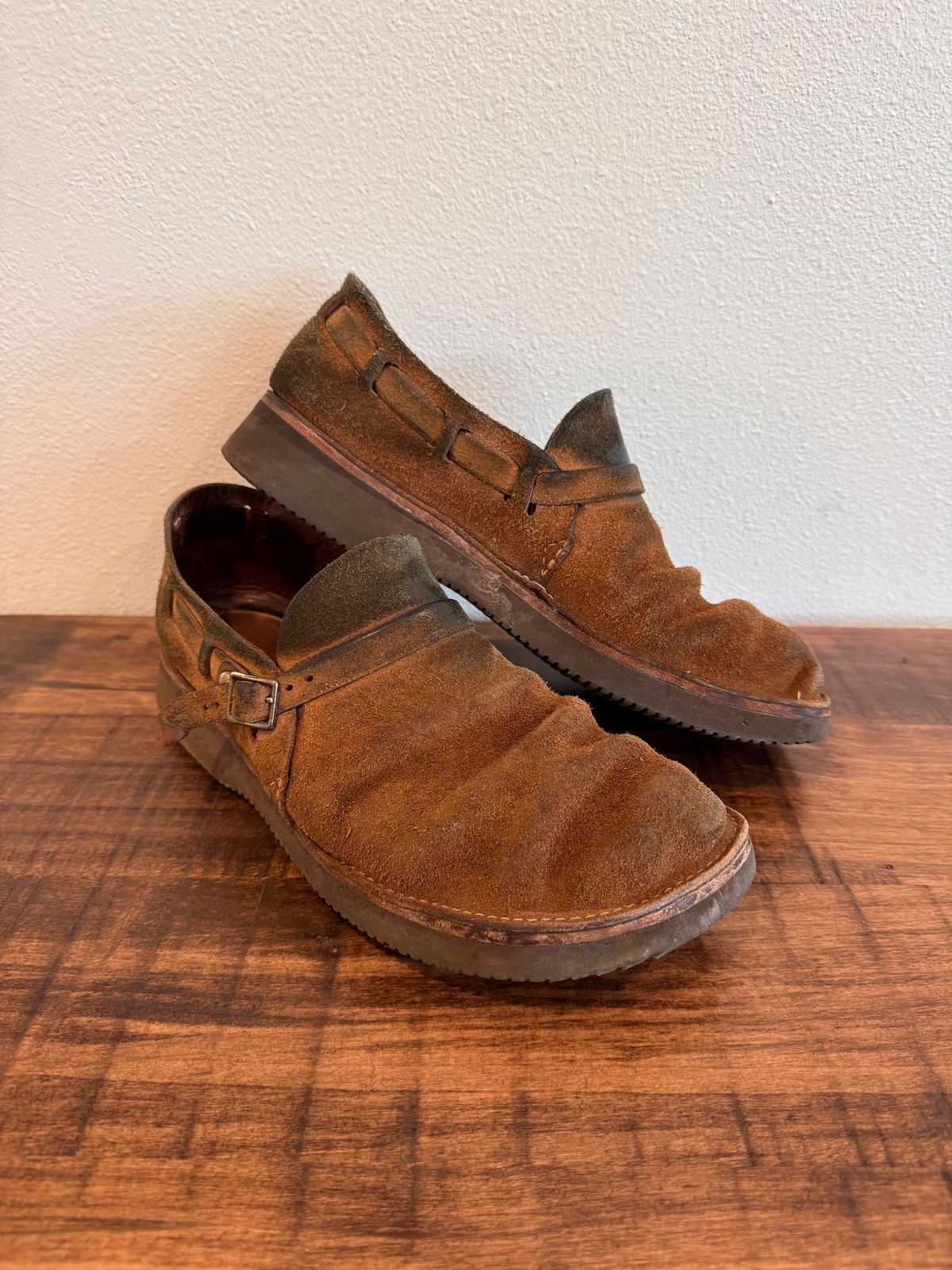 Photo by missouridenimdad on September 26, 2025 of the Oak Street Bootmakers Country Loafer in Horween Natural Chromexcel Roughout.