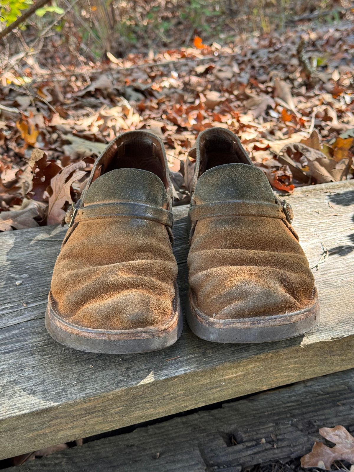 Photo by missouridenimdad on October 31, 2025 of the Oak Street Bootmakers Country Loafer in Horween Natural Chromexcel Roughout.