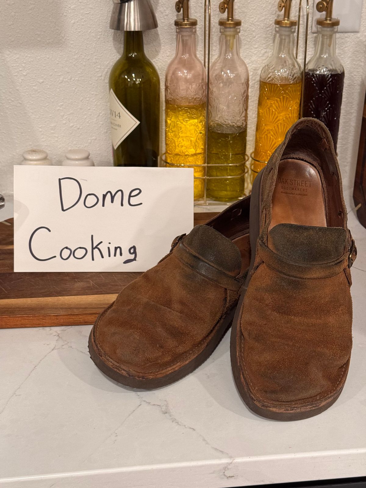 Photo by missouridenimdad on November 1, 2025 of the Oak Street Bootmakers Country Loafer in Horween Natural Chromexcel Roughout.