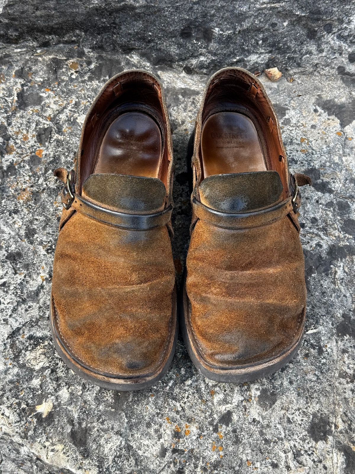 Photo by missouridenimdad on February 26, 2026 of the Oak Street Bootmakers Country Loafer in Horween Natural Chromexcel Roughout.