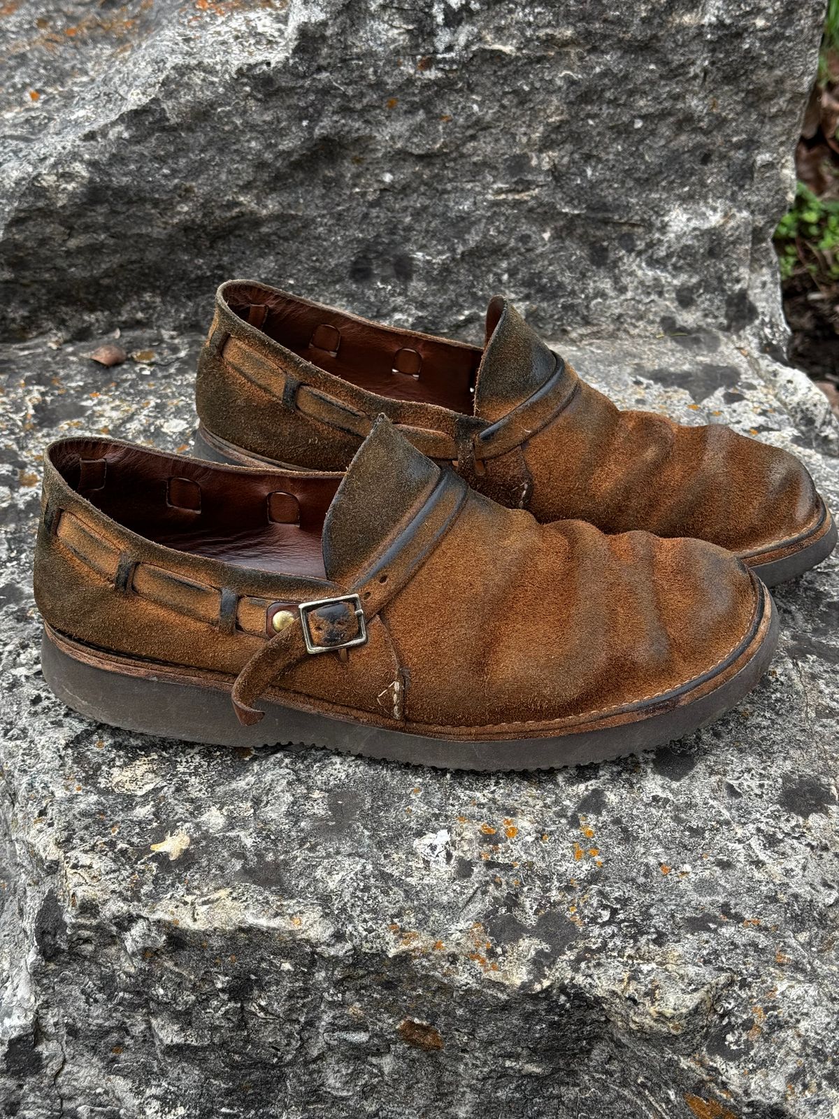 Photo by missouridenimdad on March 31, 2026 of the Oak Street Bootmakers Country Loafer in Horween Natural Chromexcel Roughout.