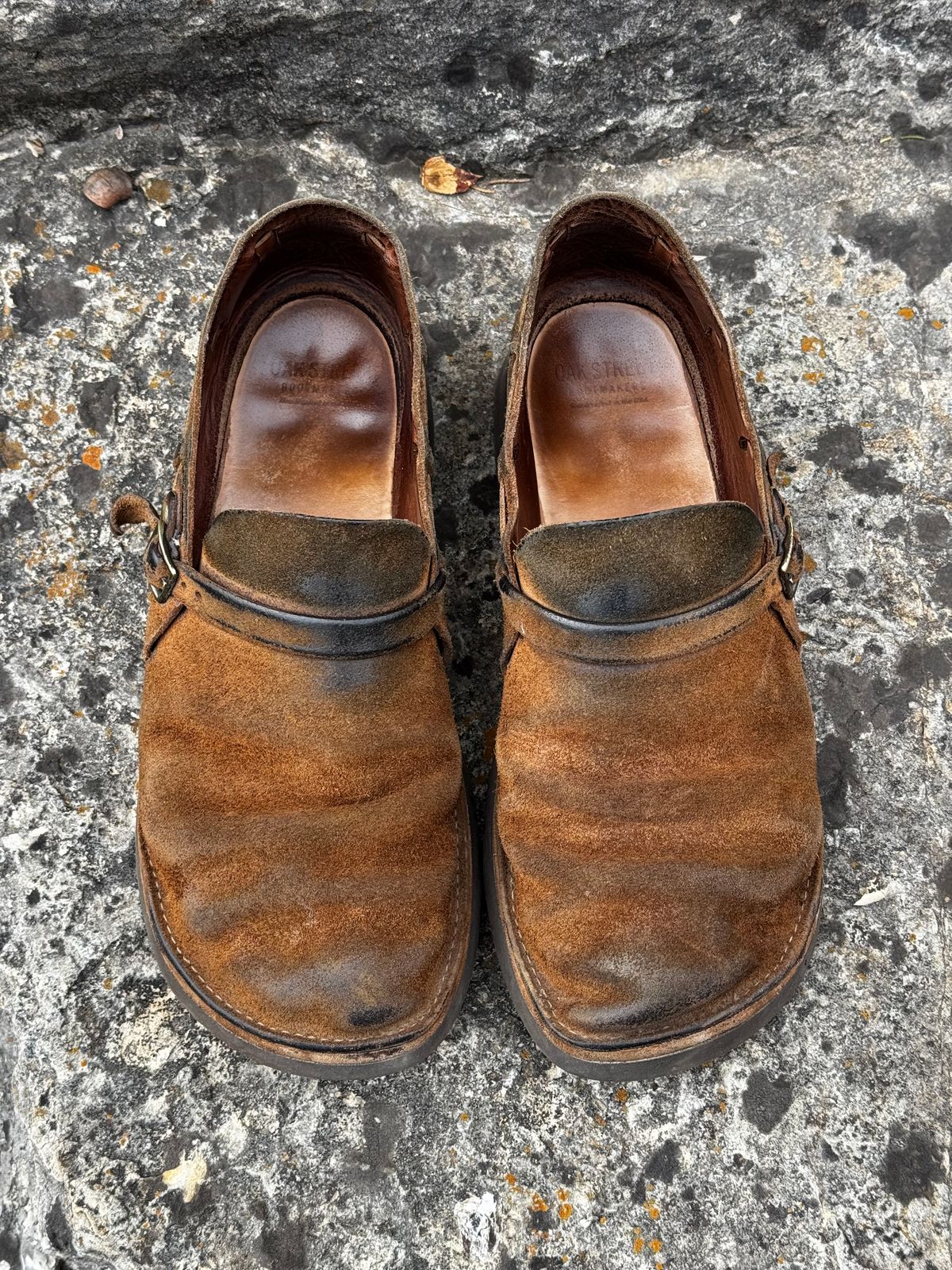 Photo by missouridenimdad on March 31, 2026 of the Oak Street Bootmakers Country Loafer in Horween Natural Chromexcel Roughout.