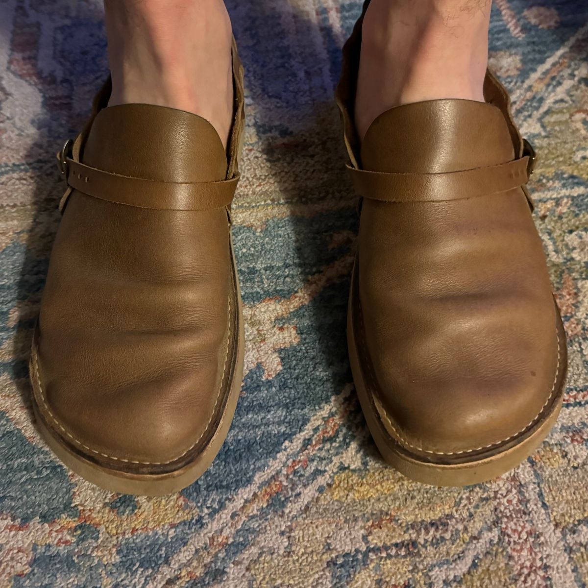 Photo by missouridenimdad on April 20, 2024 of the Oak Street Bootmakers Country Loafer in Horween Natural Chromexcel.