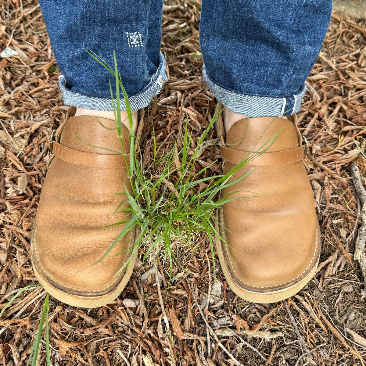 Photo by missouridenimdad on April 20, 2024 of the Oak Street Bootmakers Country Loafer in Horween Natural Chromexcel.