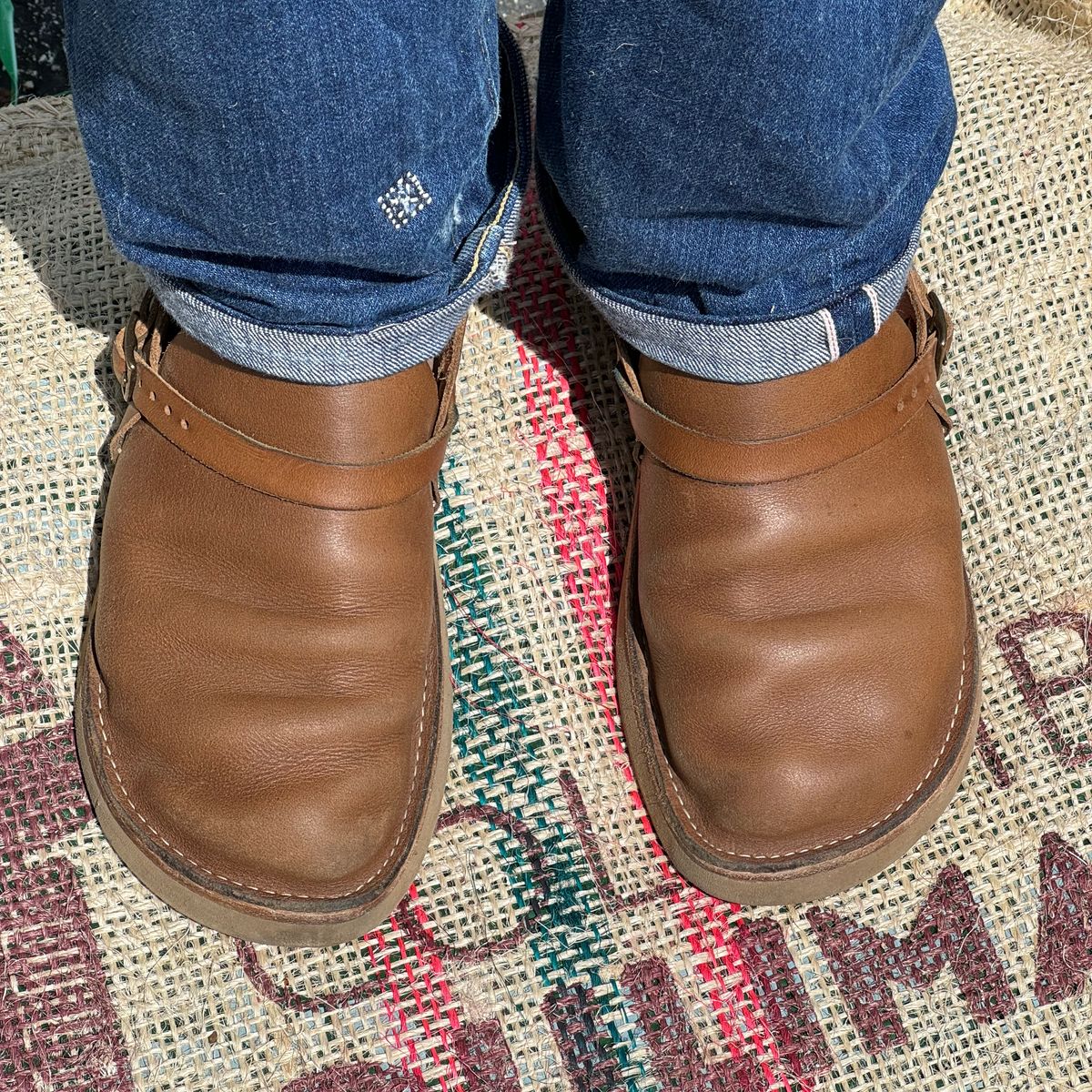 Photo by missouridenimdad on May 7, 2024 of the Oak Street Bootmakers Country Loafer in Horween Natural Chromexcel.