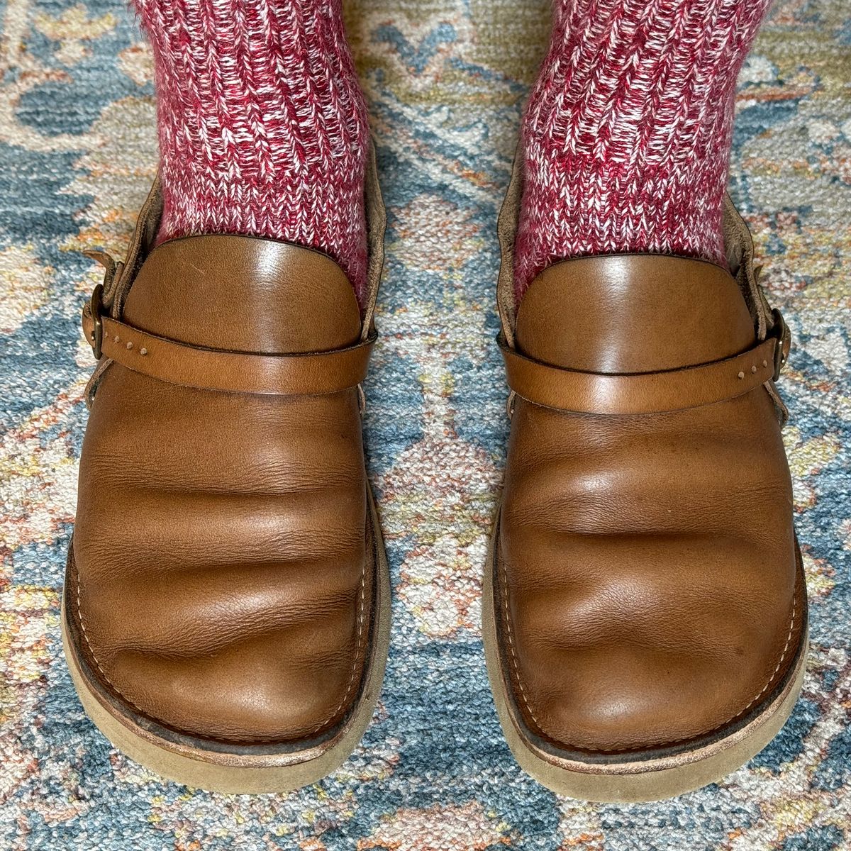 Photo by missouridenimdad on May 9, 2024 of the Oak Street Bootmakers Country Loafer in Horween Natural Chromexcel.