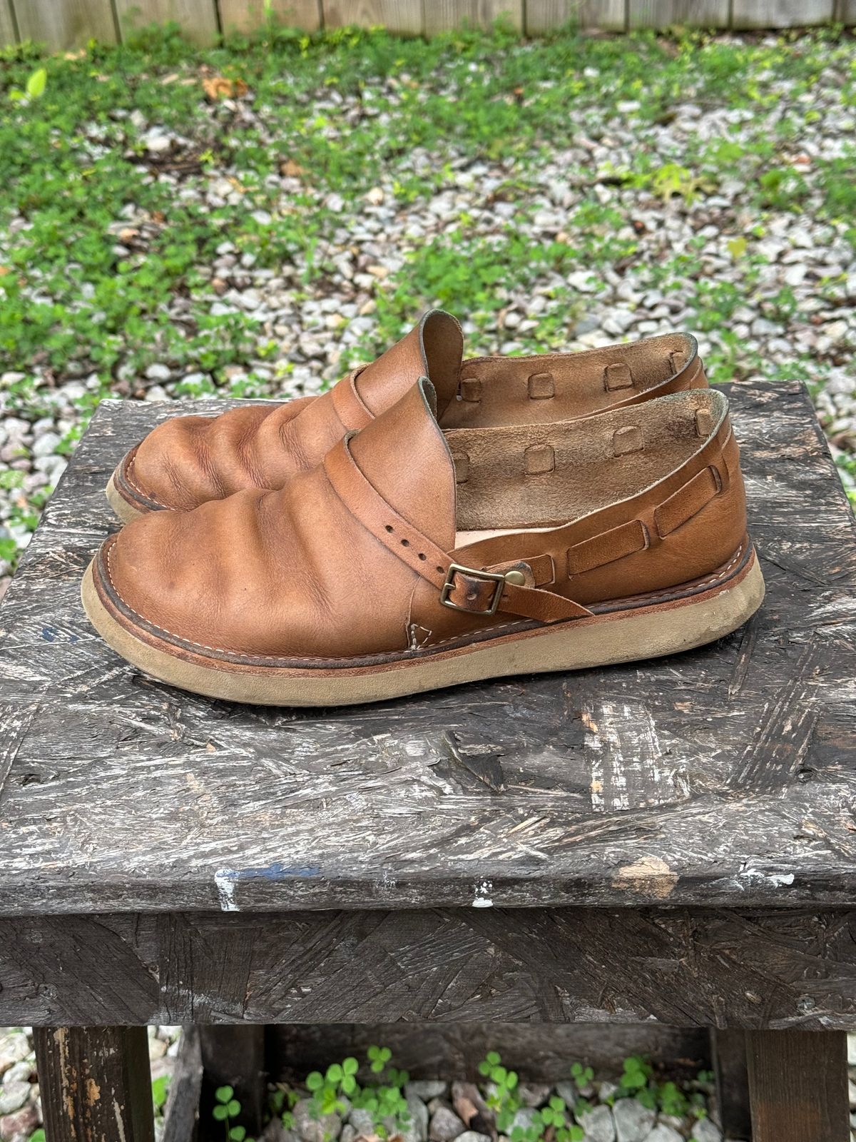 Photo by missouridenimdad on May 14, 2024 of the Oak Street Bootmakers Country Loafer in Horween Natural Chromexcel.